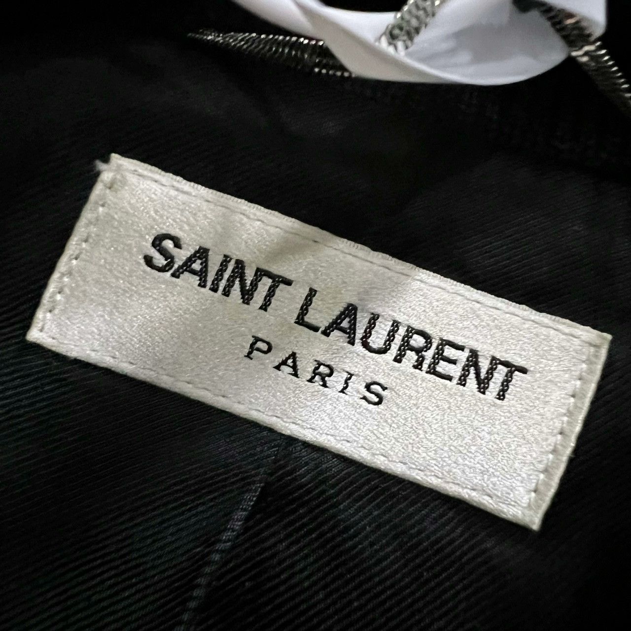 Saint Laurent Paris Saint Laurent SLP Black White Baseball Jacket Size US S / EU 44-46 / 1 - 4 Thumbnail