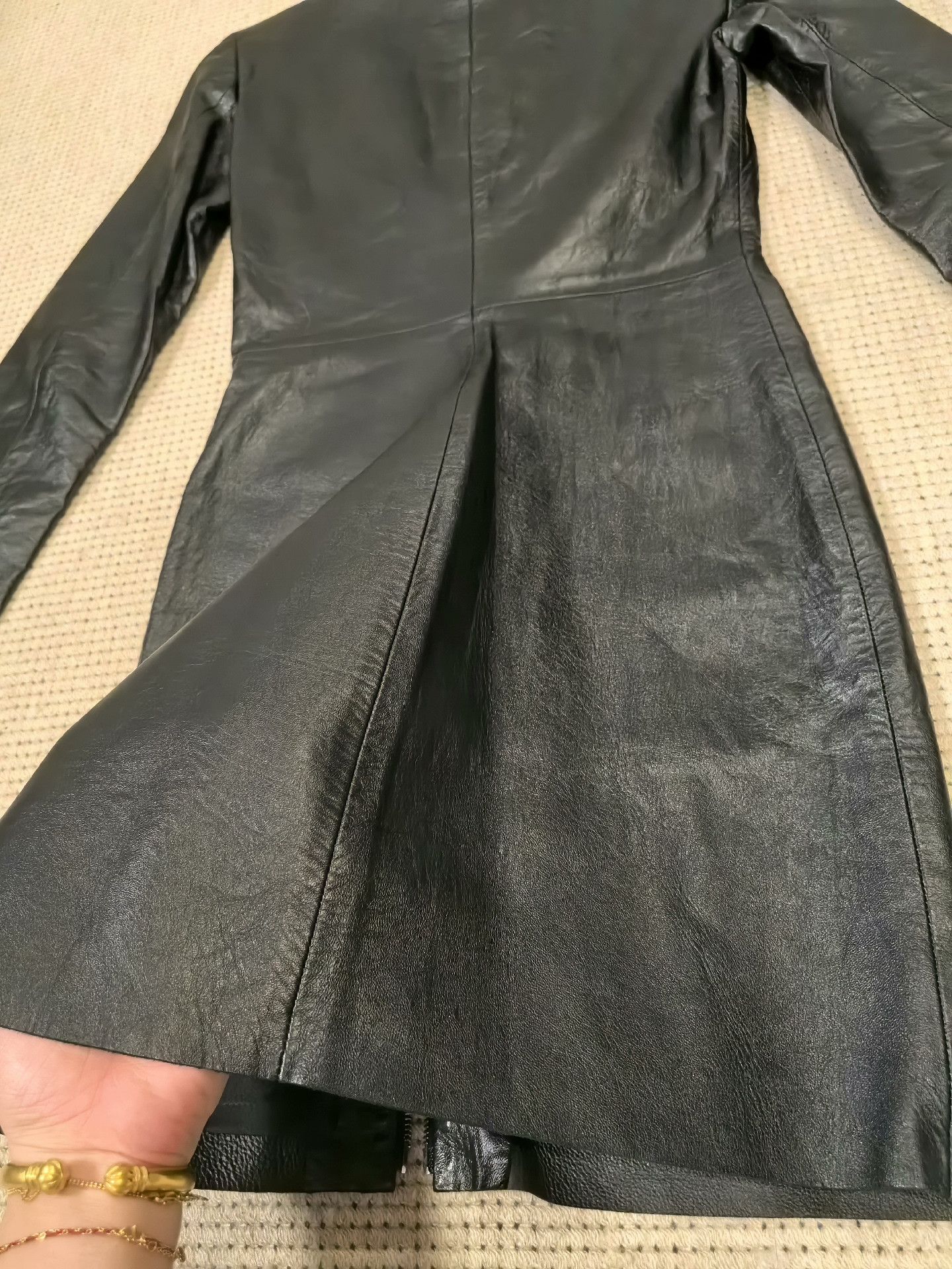 Saint Laurent Paris Saint Laurent Lambskin Showpiece Dress Size XS / US 0-2 / IT 36-38 - 4 Thumbnail