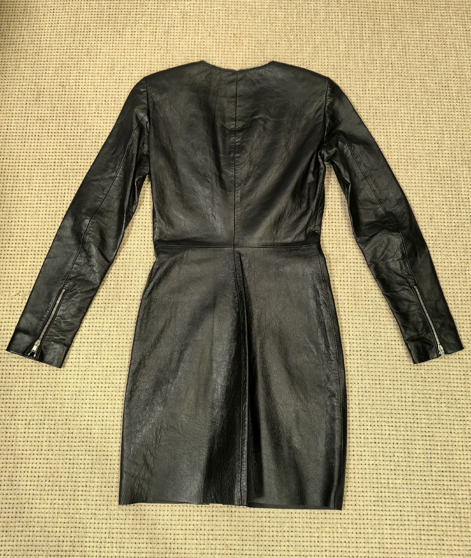 Saint Laurent Paris Saint Laurent Lambskin Showpiece Dress Size XS / US 0-2 / IT 36-38 - 3 Thumbnail
