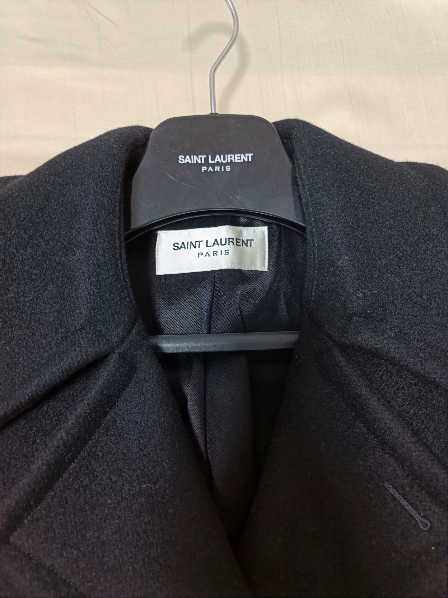 Saint Laurent Paris Saint Laurent Hedi Era Double-Breasted Coat Size US S / EU 44-46 / 1 - 2 Thumbnail