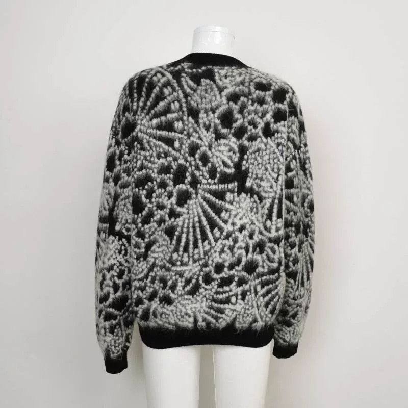 Saint Laurent Paris Saint Laurent Wool Mohair Blend Cardigan Size M / US 6-8 / IT 42-44 - 2 Thumbnail