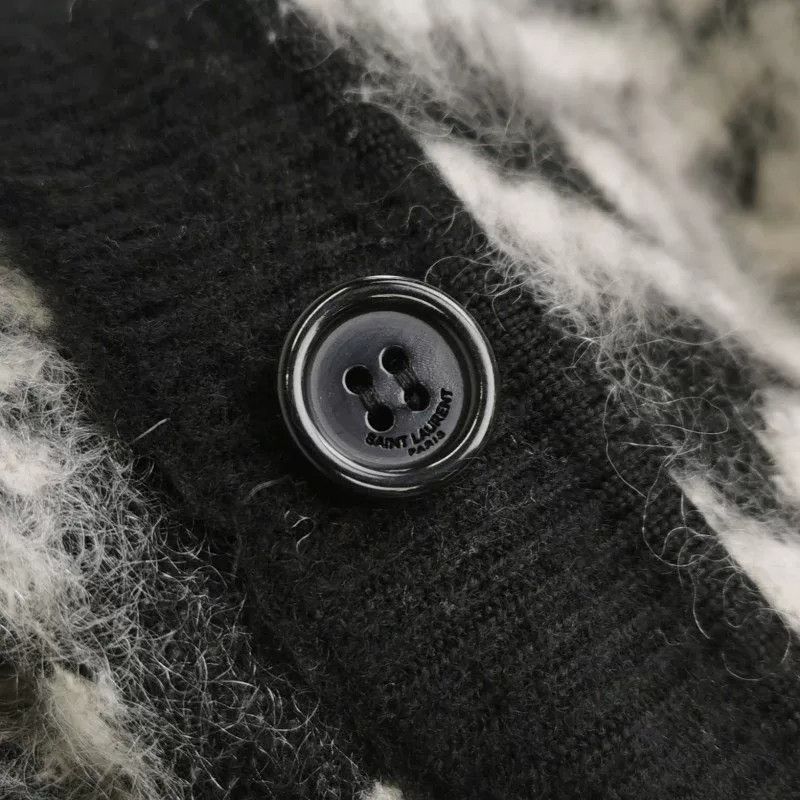 Saint Laurent Paris Saint Laurent Wool Mohair Blend Cardigan Size M / US 6-8 / IT 42-44 - 3 Thumbnail