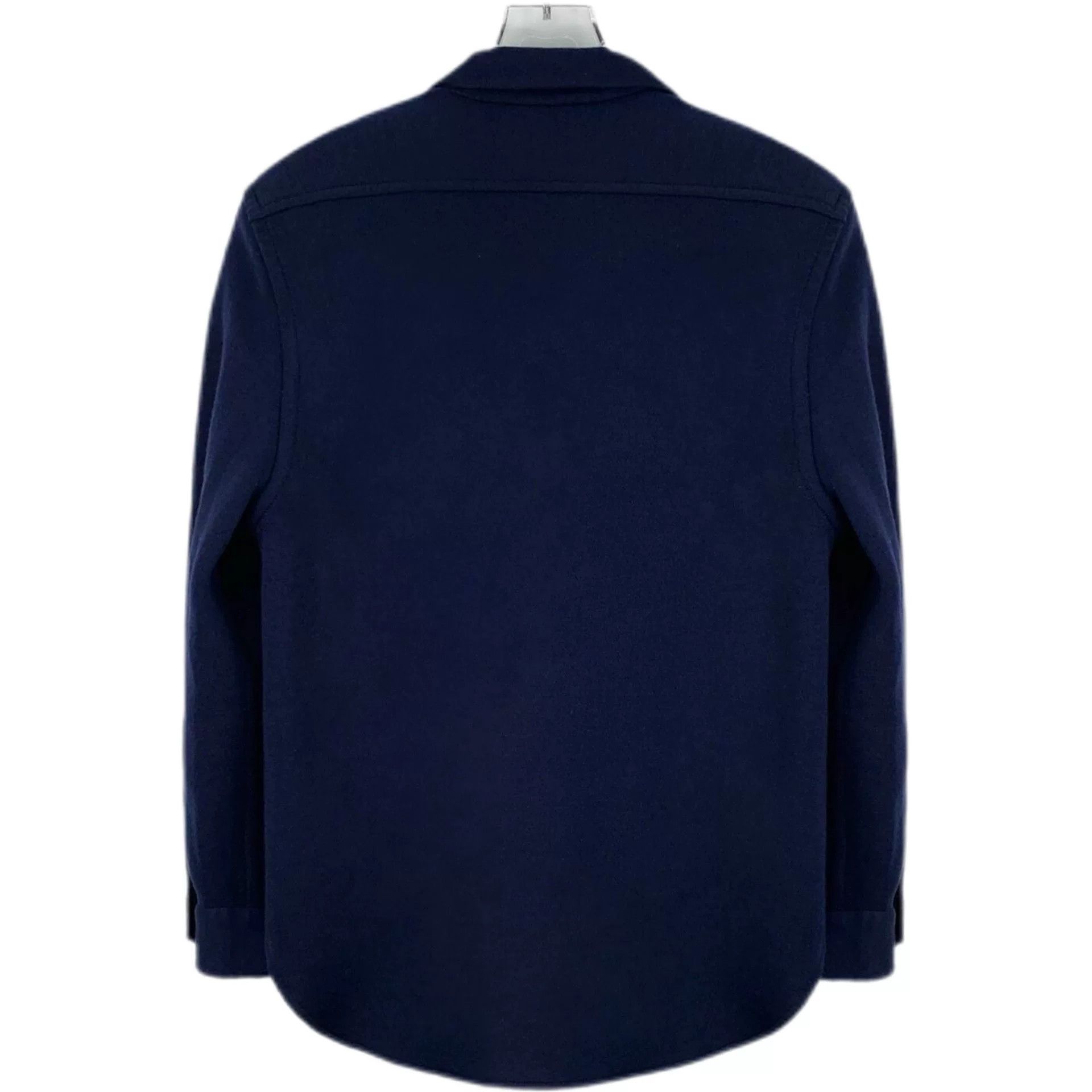 Saint Laurent Paris Saint Laurent Dark Blue Gold Embroidery Coat Size XXS / US 00 / IT 34 - 3 Thumbnail