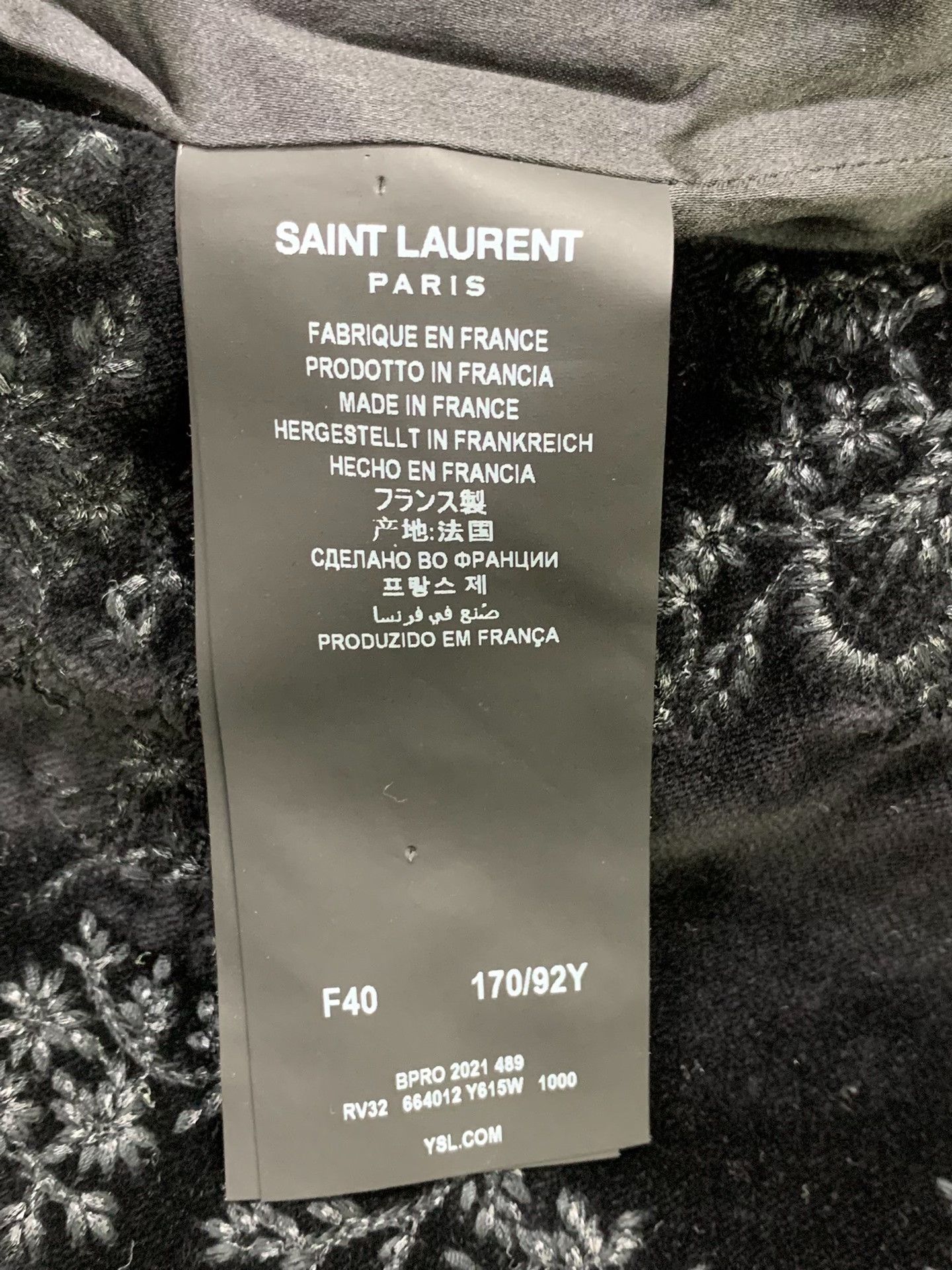 Saint Laurent Paris Saint Laurent Black Velvet Lace Bow Dress Size S / US 4 / IT 40 - 5 Thumbnail