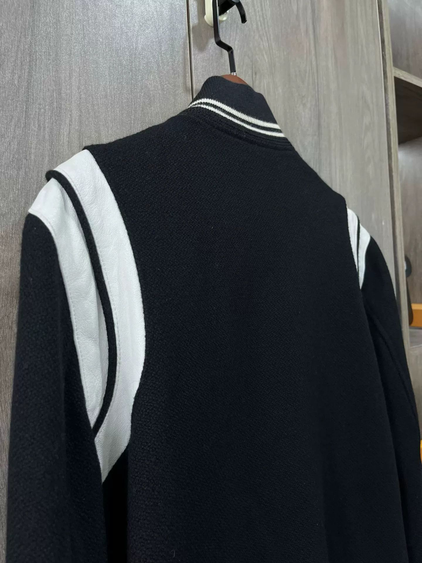 Saint Laurent Paris Saint Laurent Black Baseball Jacket Size US L / EU 52-54 / 3 - 5 Thumbnail