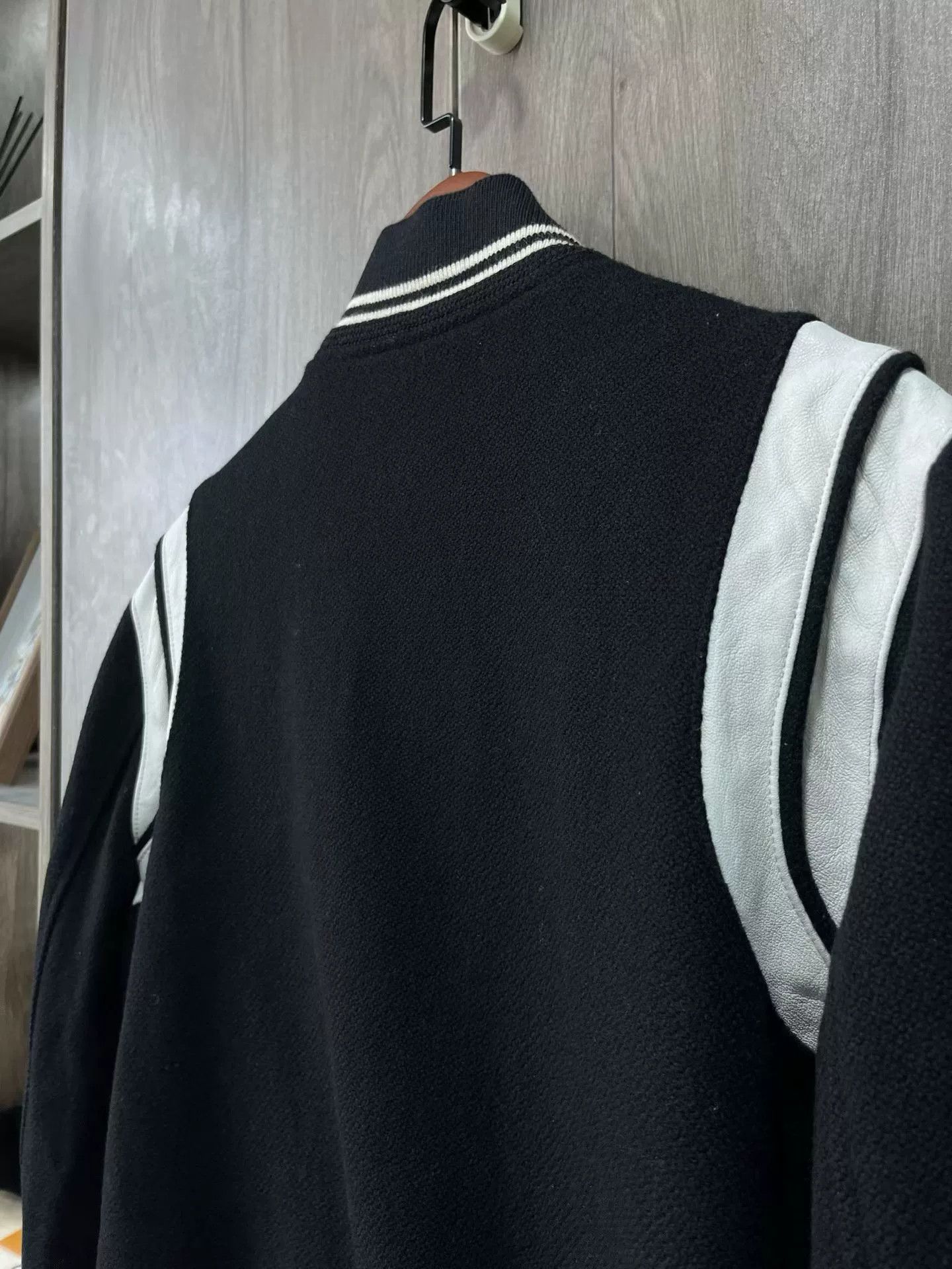 Saint Laurent Paris Saint Laurent Black Baseball Jacket Size US L / EU 52-54 / 3 - 6 Thumbnail