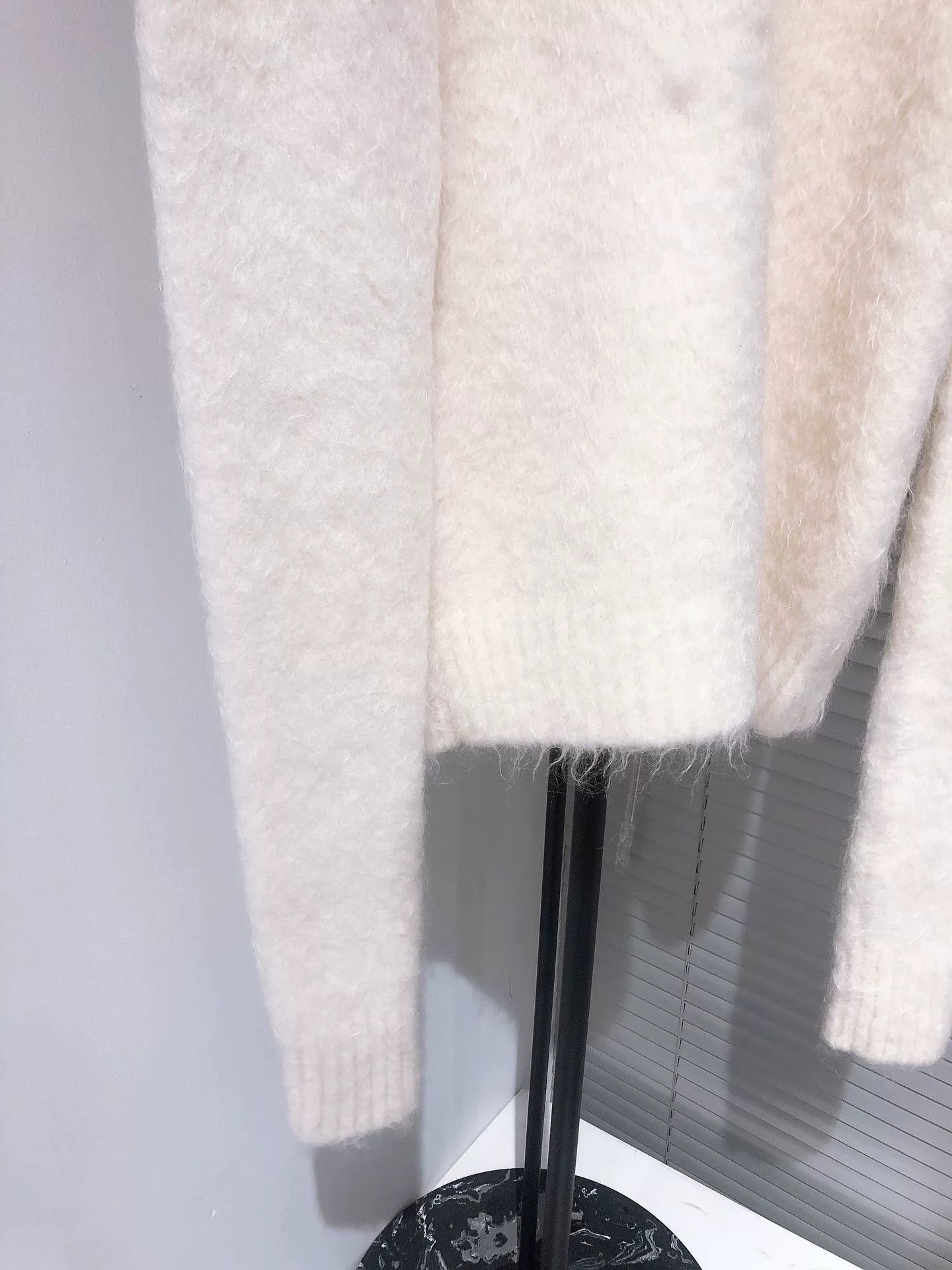 Saint Laurent Paris Saint Laurent Fuzzy Turtleneck Sweater Size S / US 4 / IT 40 - 3 Thumbnail