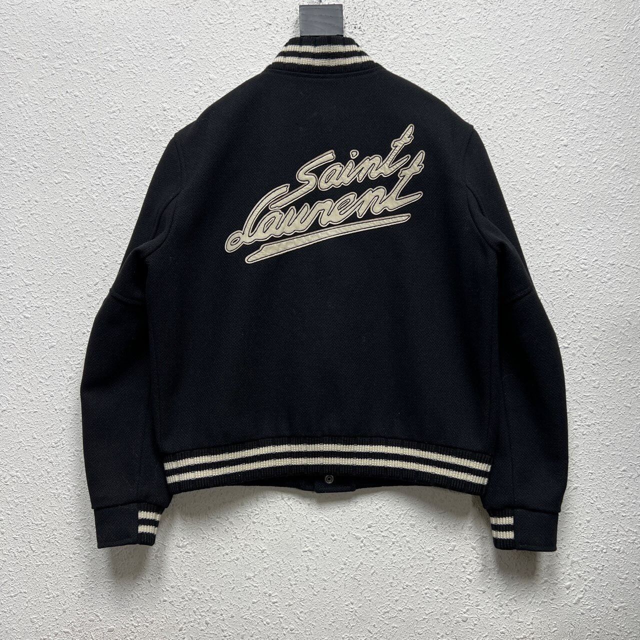 Saint Laurent Paris Saint Laurent YSL Black Baseball Jacket Size US L / EU 52-54 / 3 - 2 Thumbnail