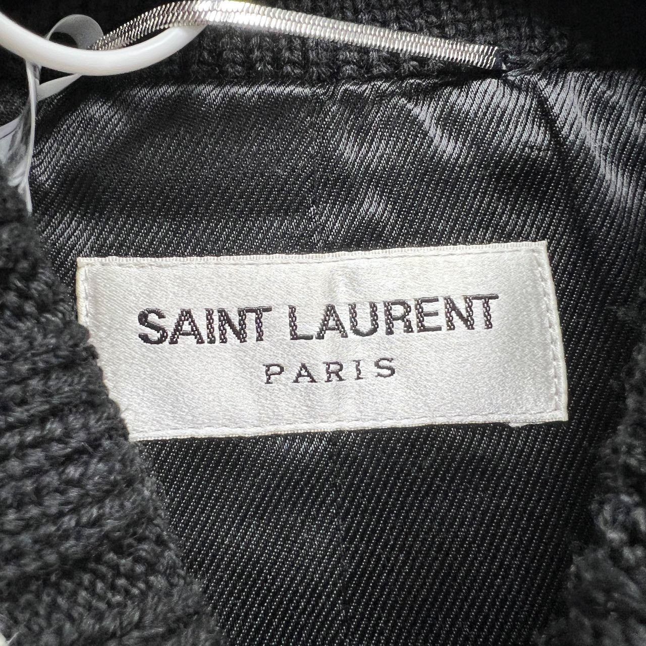 Saint Laurent Paris Saint Laurent YSL Black Baseball Jacket Size US L / EU 52-54 / 3 - 3 Thumbnail