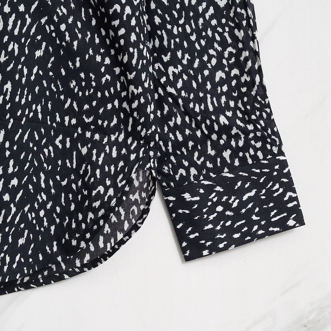 Saint Laurent Paris Saint Laurent Men's Polka Dot Long-Sleeve Shirt Size US XS / EU 42 / 0 - 3 Thumbnail