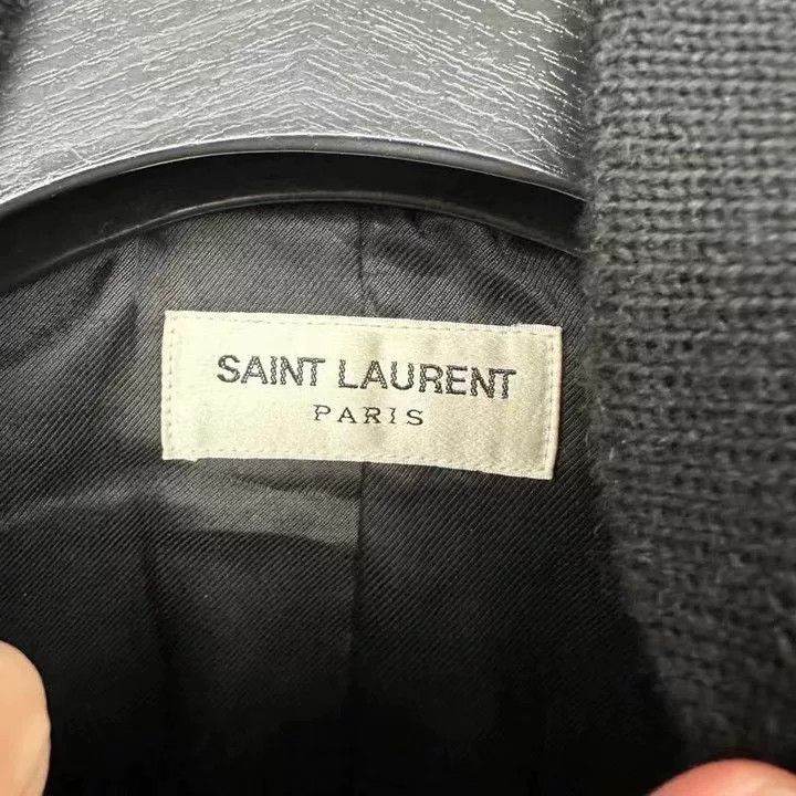 Saint Laurent Paris Saint Laurent SLP Gray Varsity Jacket Size US M / EU 48-50 / 2 - 3 Thumbnail