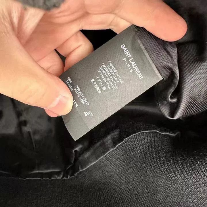 Saint Laurent Paris Saint Laurent SLP Gray Varsity Jacket Size US M / EU 48-50 / 2 - 4 Thumbnail