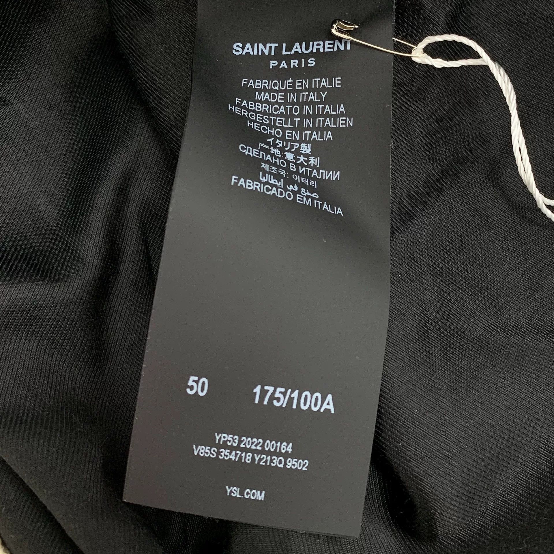 Saint Laurent Paris Saint Laurent 2022 Beige Baseball Jacket Size US M / EU 48-50 / 2 - 6 Thumbnail
