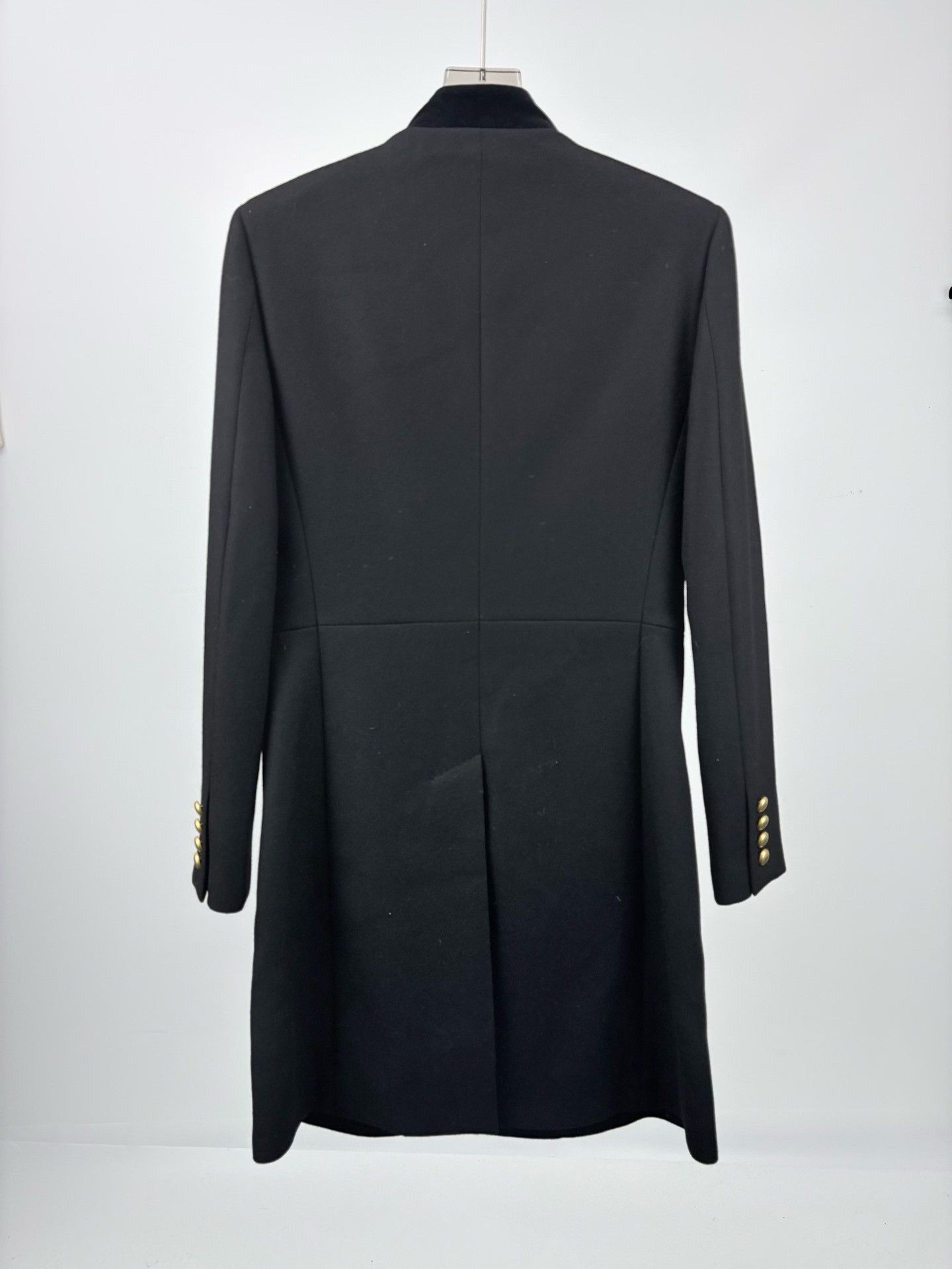 Saint Laurent Paris Saint Laurent Wool Coat with Gold Buttons Size US S / EU 44-46 / 1 - 2 Thumbnail