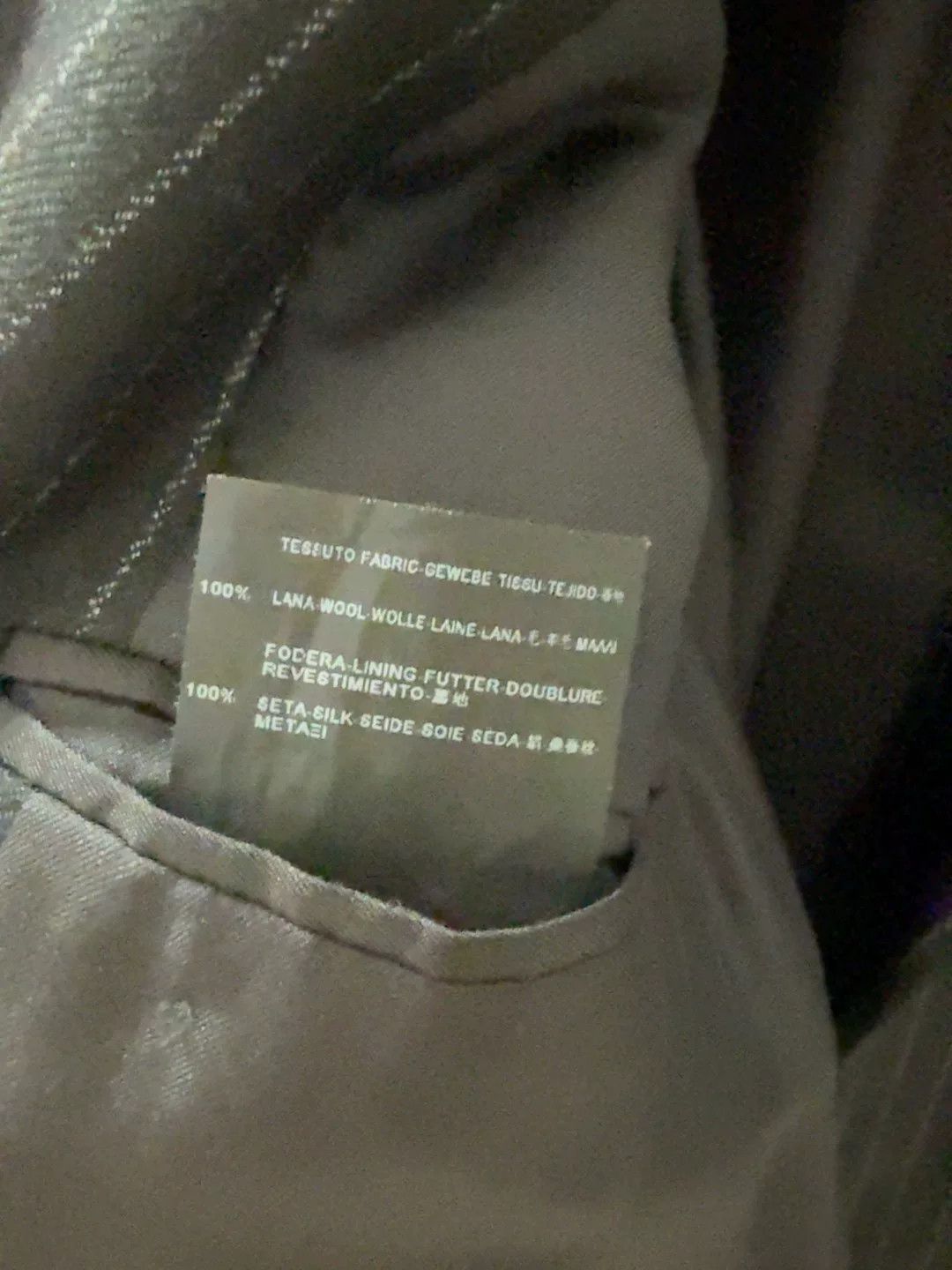 Saint Laurent Paris Saint Laurent Gray Pinstripe Double-Breasted Suit Size US XXS / EU 40 - 3 Thumbnail