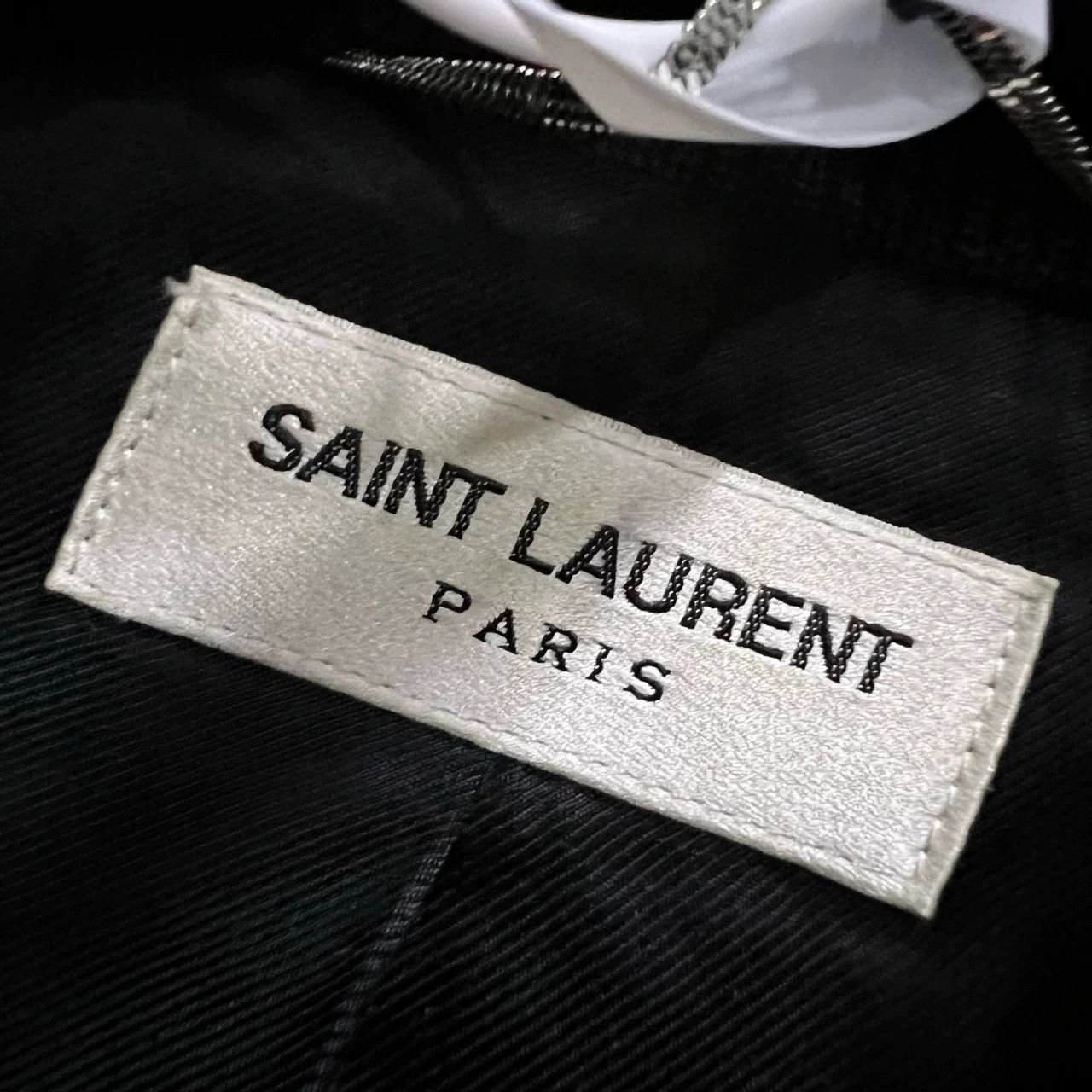 Saint Laurent Paris Saint Laurent Black White Baseball Jacket Size US S / EU 44-46 / 1 - 4 Thumbnail