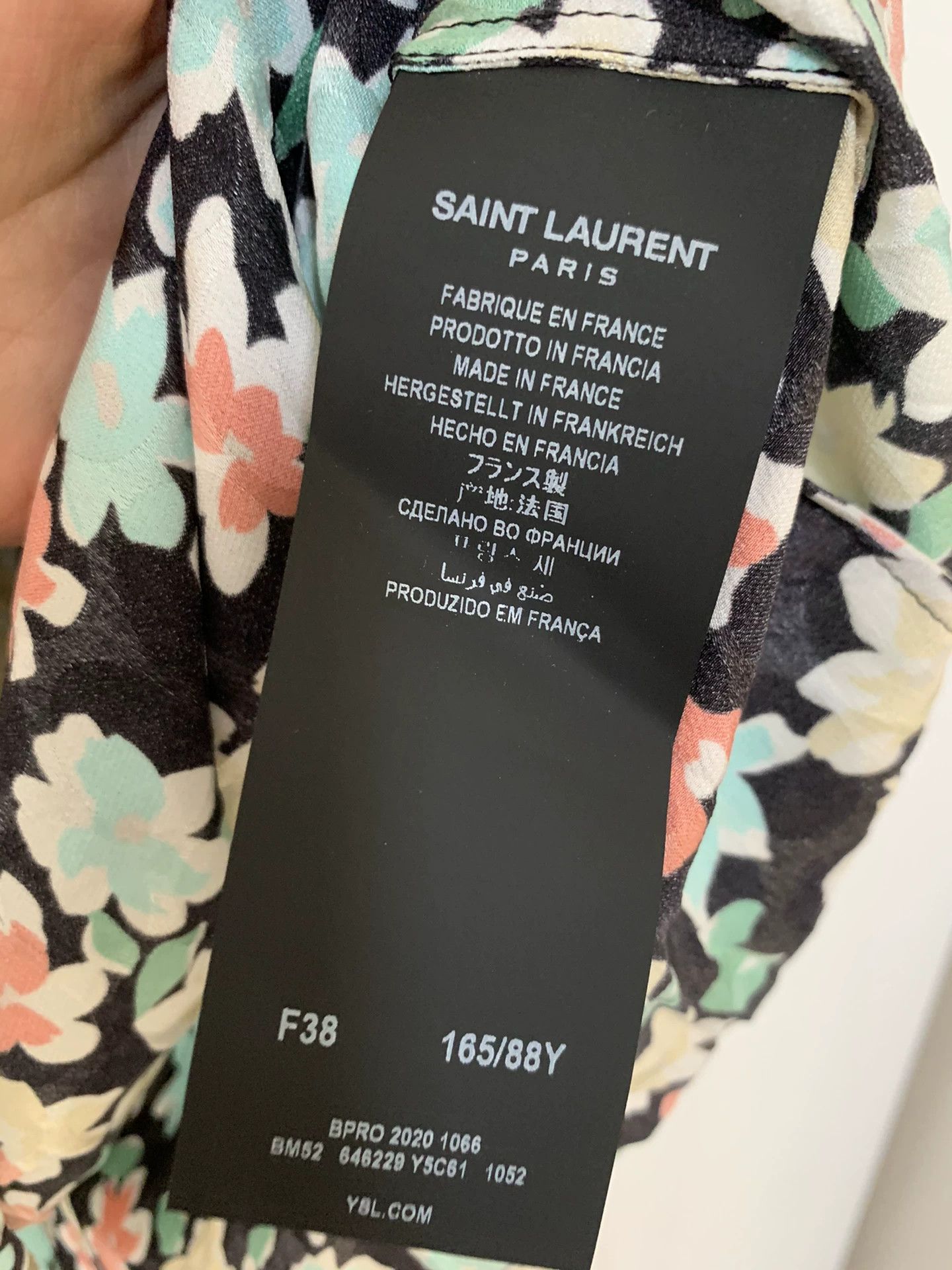 Saint Laurent Paris Saint Laurent Floral Off-Shoulder Top Size S / US 4 / IT 40 - 5 Thumbnail