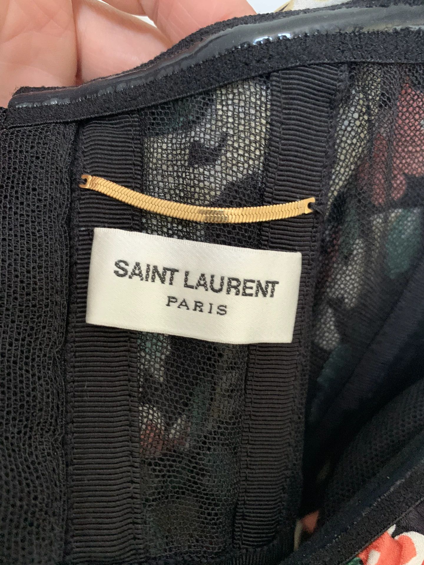 Saint Laurent Paris Saint Laurent Floral Off-Shoulder Top Size S / US 4 / IT 40 - 3 Thumbnail