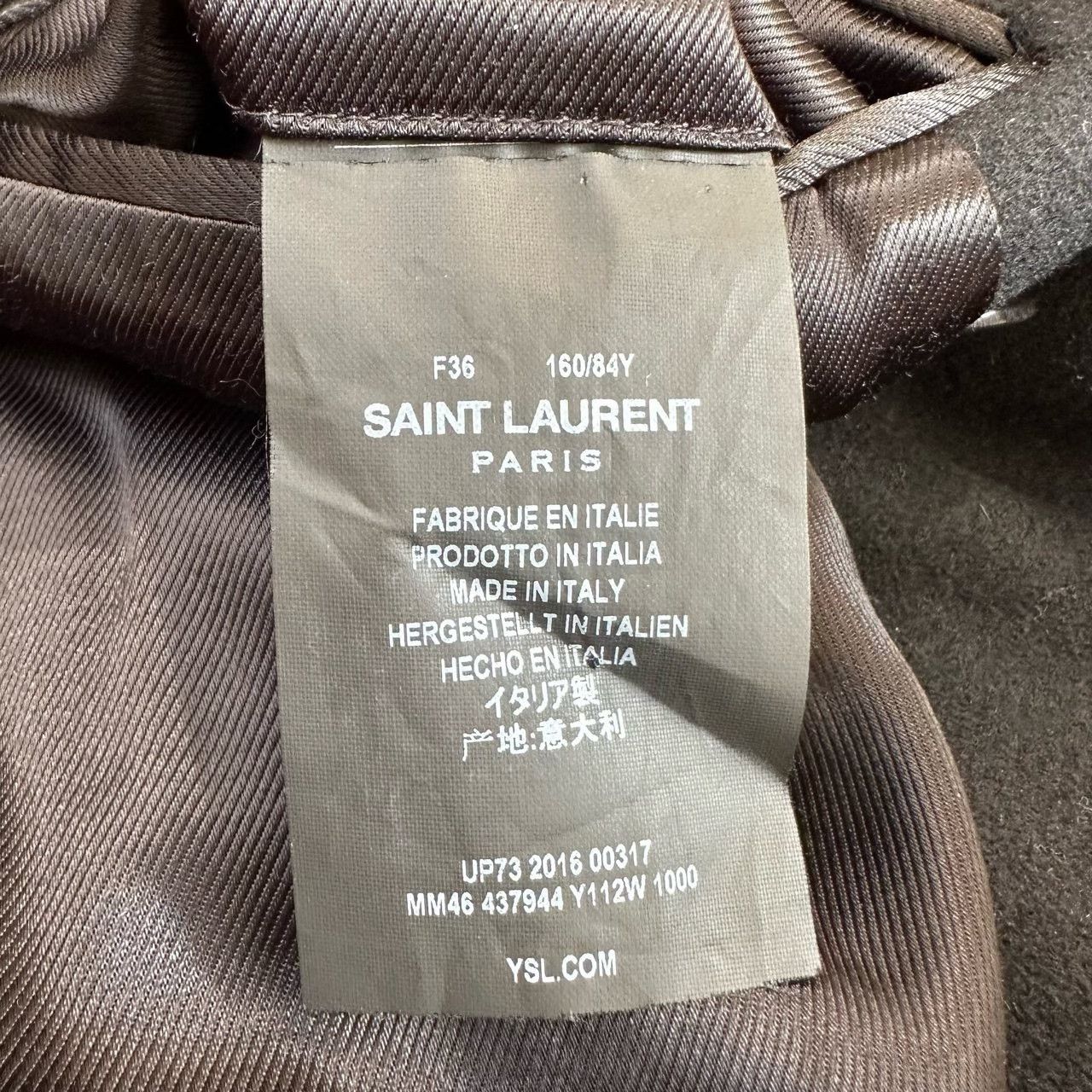 Saint Laurent Paris Saint Laurent YSL Runway Gold Button Wool Coat Size US M / EU 48-50 / 2 - 8 Thumbnail
