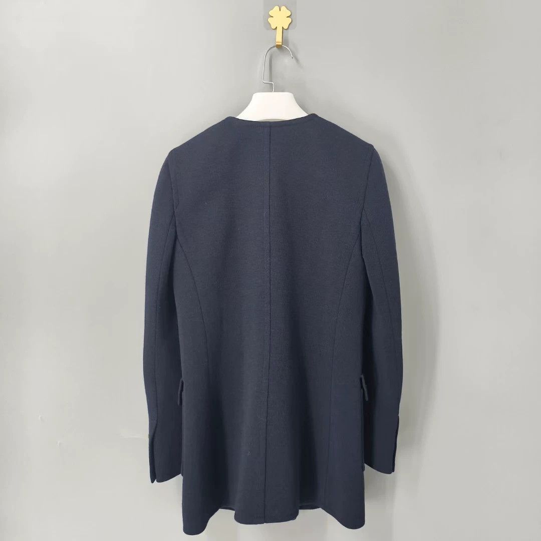Saint Laurent Paris Saint Laurent Wool Blend U-Neck Double-Breasted Coat Size XS / US 0-2 / IT 36-38 - 2 Thumbnail