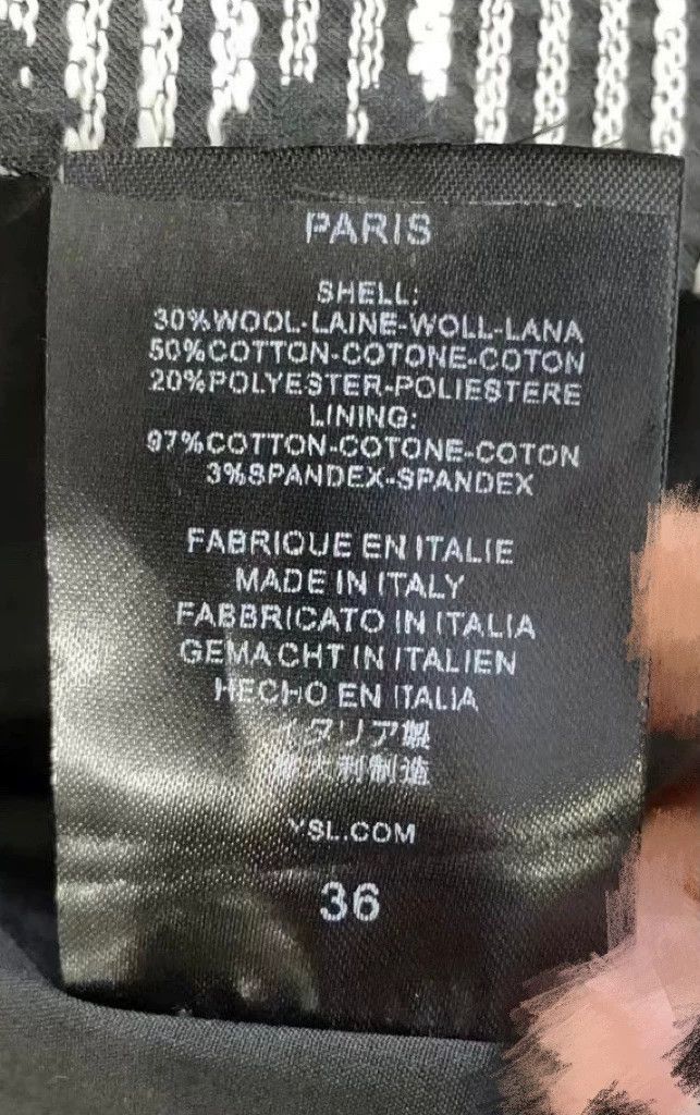 Saint Laurent Paris Saint Laurent 2020 Wool Coat Size S / US 4 / IT 40 - 5 Thumbnail