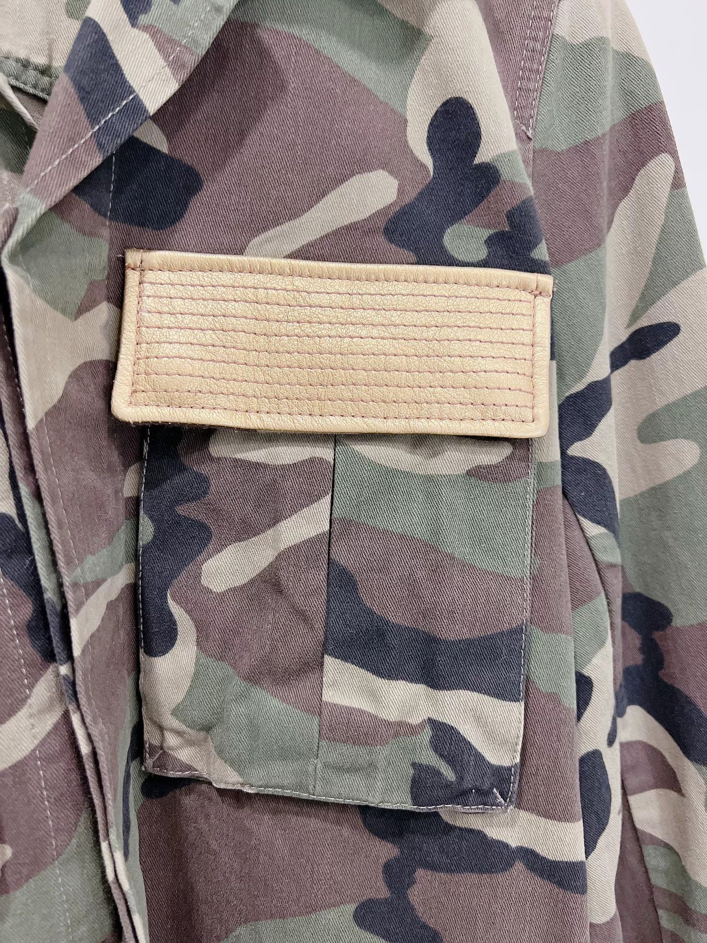 Saint Laurent Paris Saint Laurent Camouflage Slim Jacket Size XS / US 0-2 / IT 36-38 - 3 Thumbnail