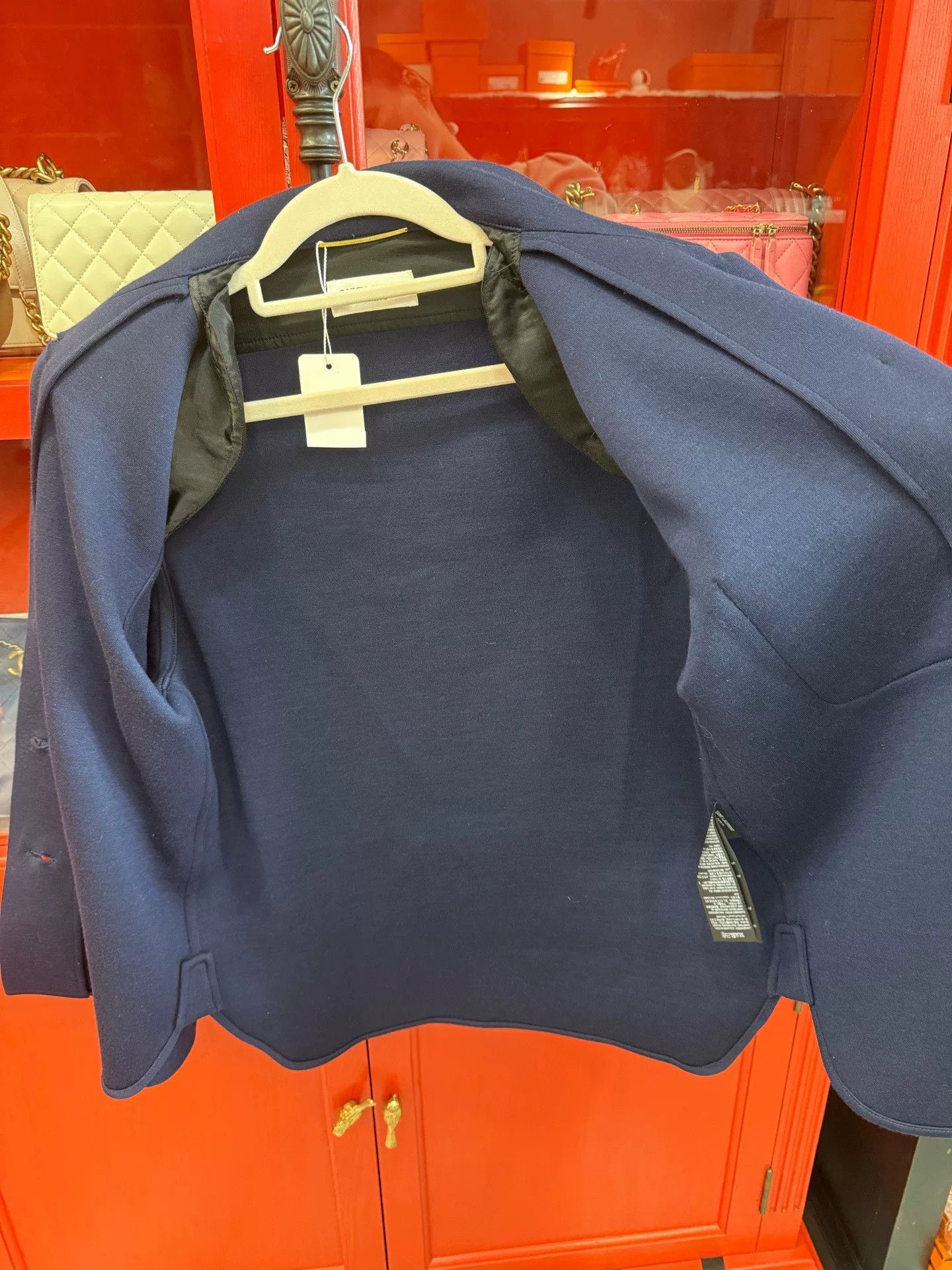 Saint Laurent Paris Saint Laurent Navy Wool Shirt Size XS / US 0-2 / IT 36-38 - 5 Thumbnail