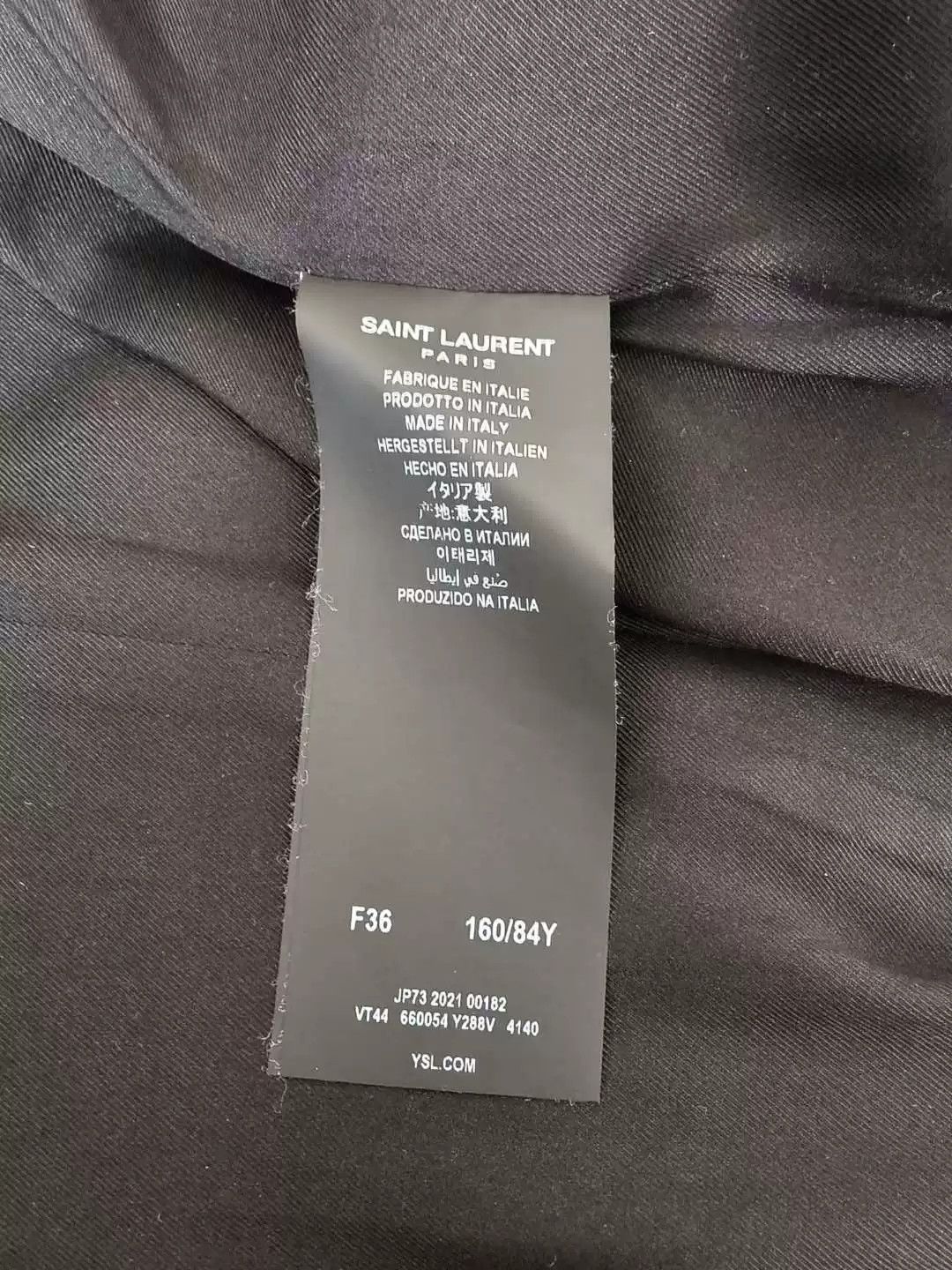 Saint Laurent Paris SAINT LAURENT Wool Blend Double-Breasted Coat Size XS / US 0-2 / IT 36-38 - 4 Thumbnail