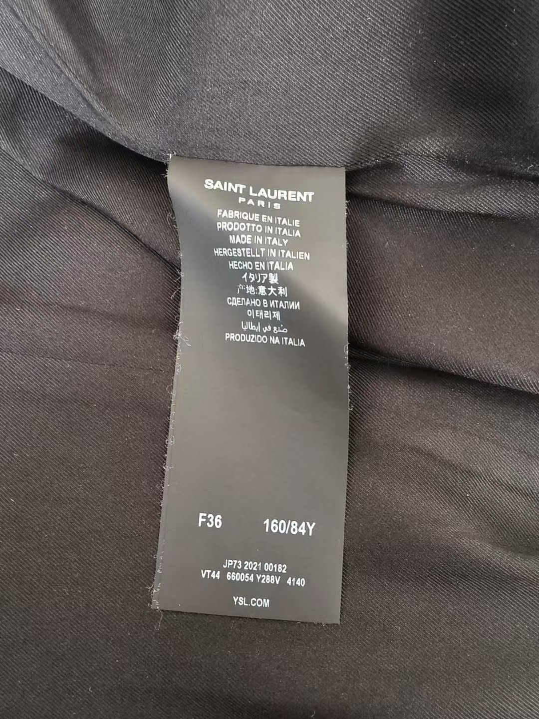 Saint Laurent Paris SAINT LAURENT Wool Blend Double-Breasted Coat Size XS / US 0-2 / IT 36-38 - 4 Thumbnail