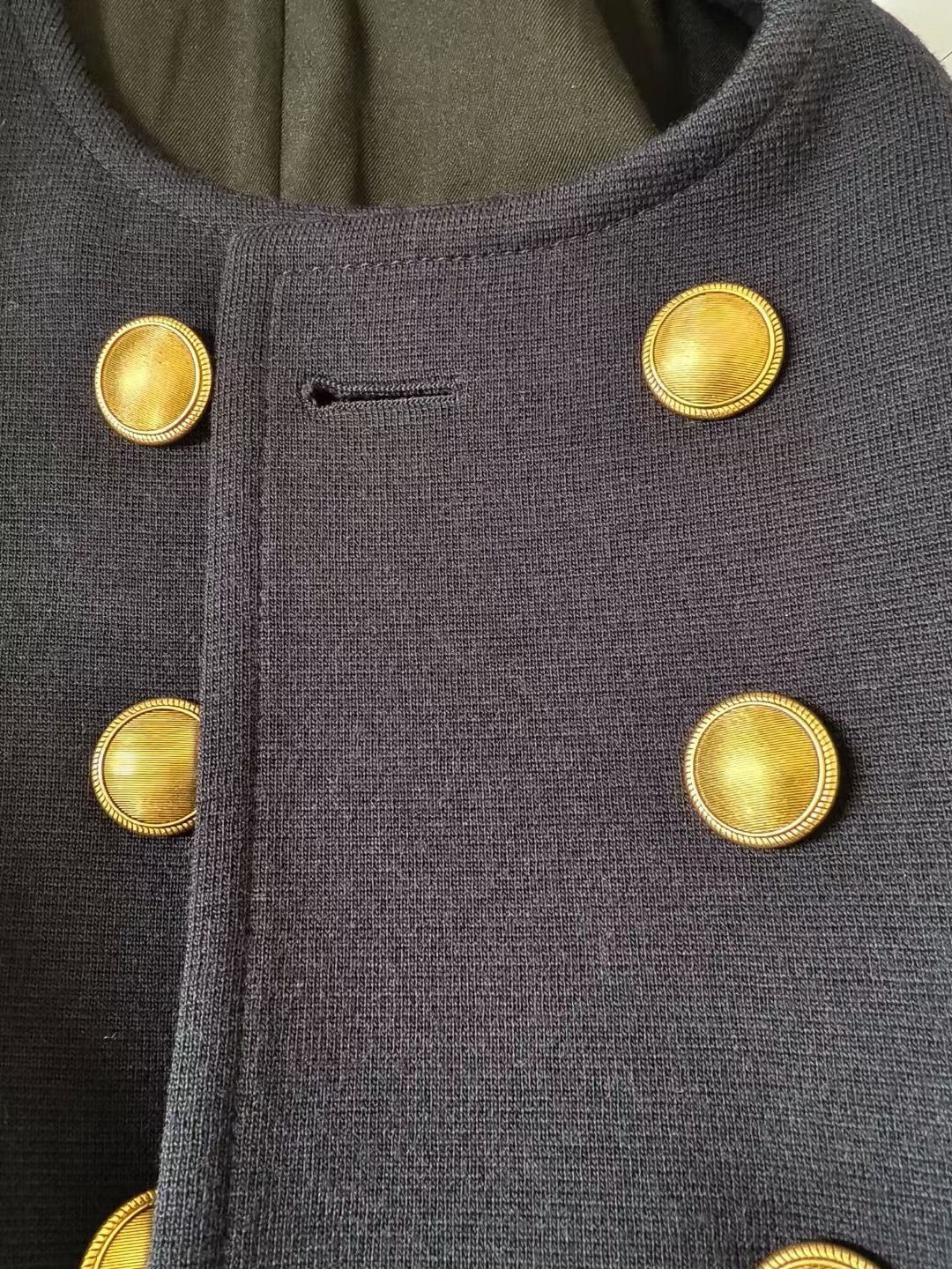 Saint Laurent Paris SAINT LAURENT Wool Blend Double-Breasted Coat Size XS / US 0-2 / IT 36-38 - 5 Thumbnail