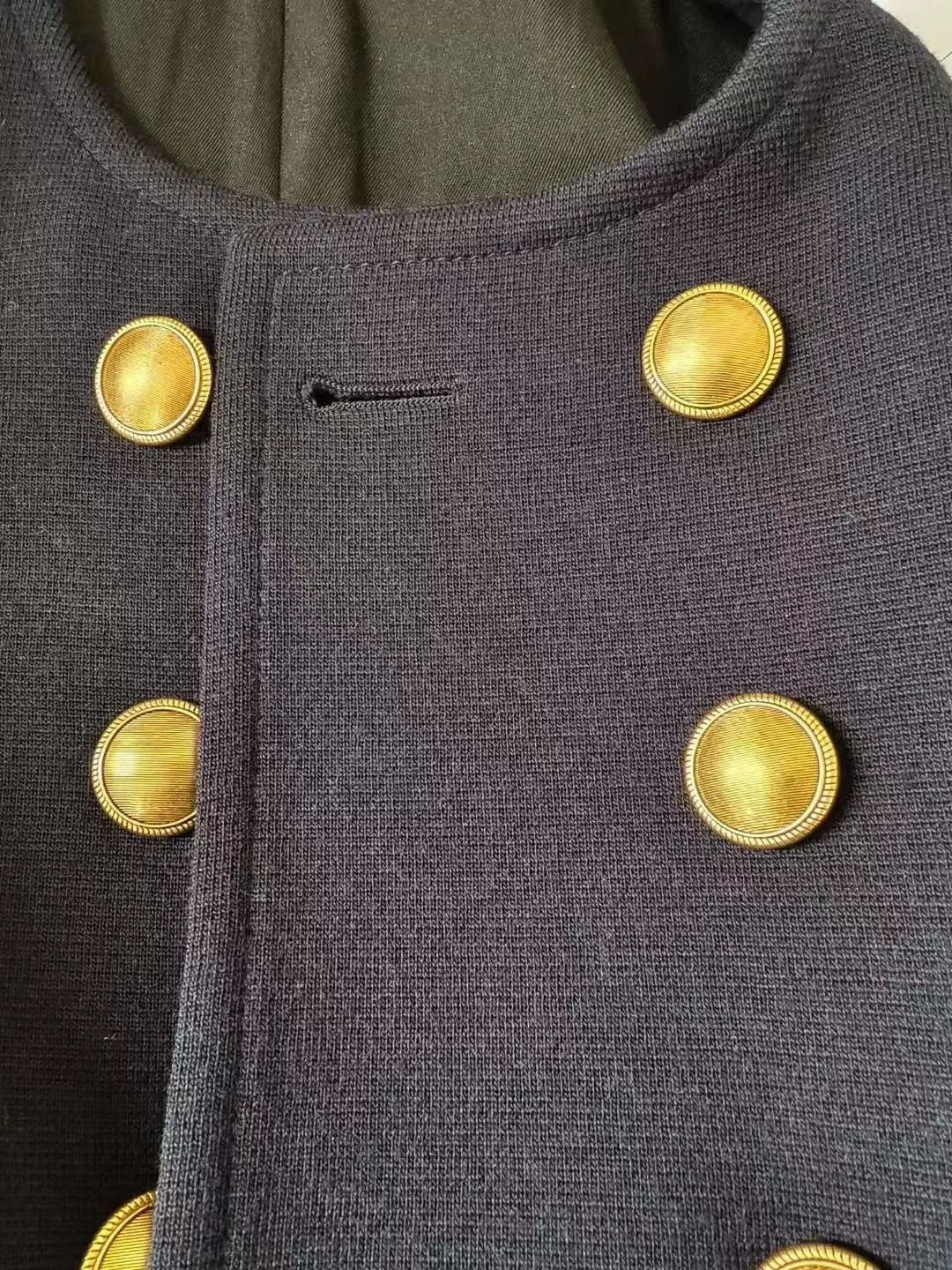 Saint Laurent Paris Saint Laurent Wool Blend Double-Breasted Coat Size XS / US 0-2 / IT 36-38 - 3 Thumbnail