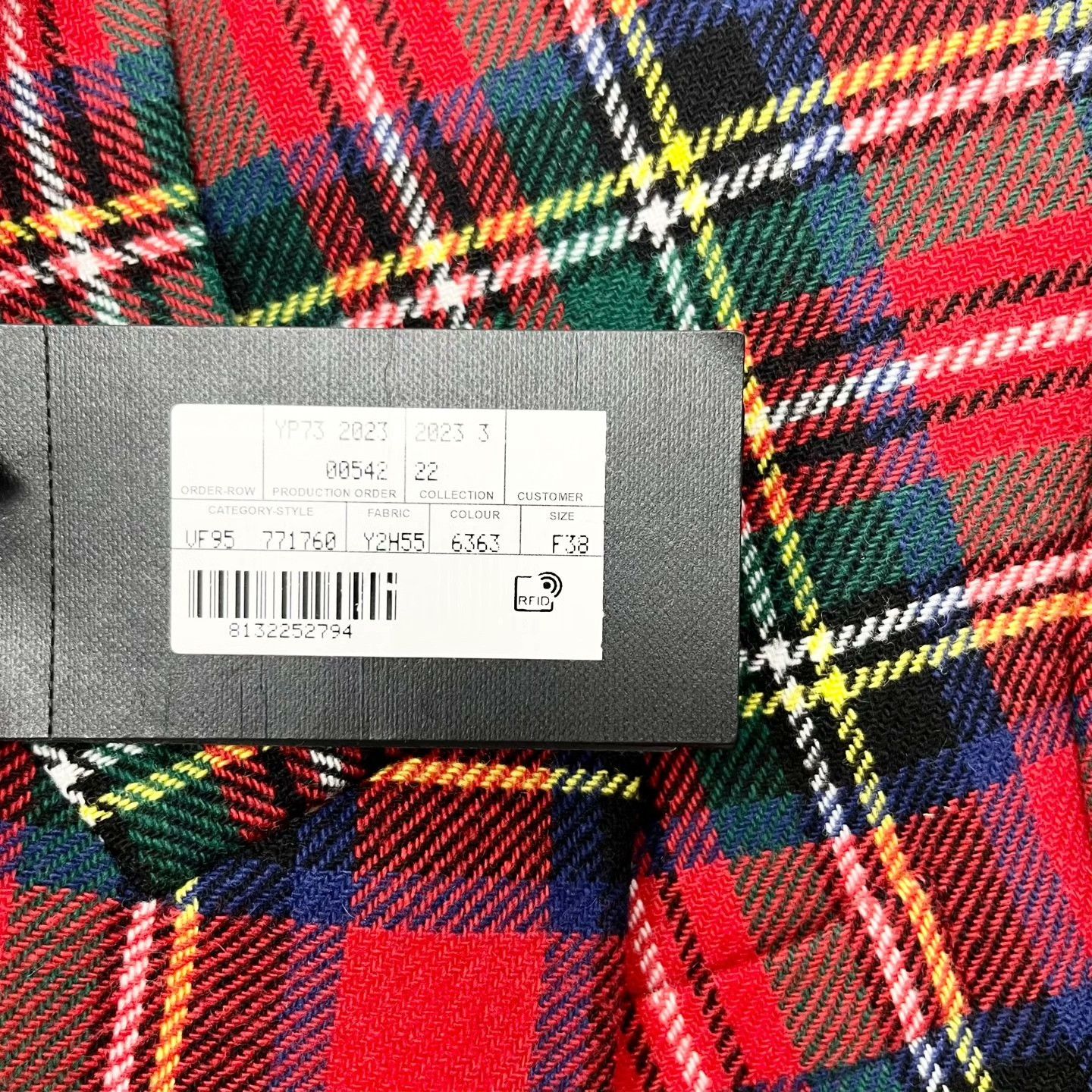 Saint Laurent Paris Saint Laurent FW23 Plaid Double-Breasted Blazer Size US M / EU 48-50 / 2 - 5 Thumbnail