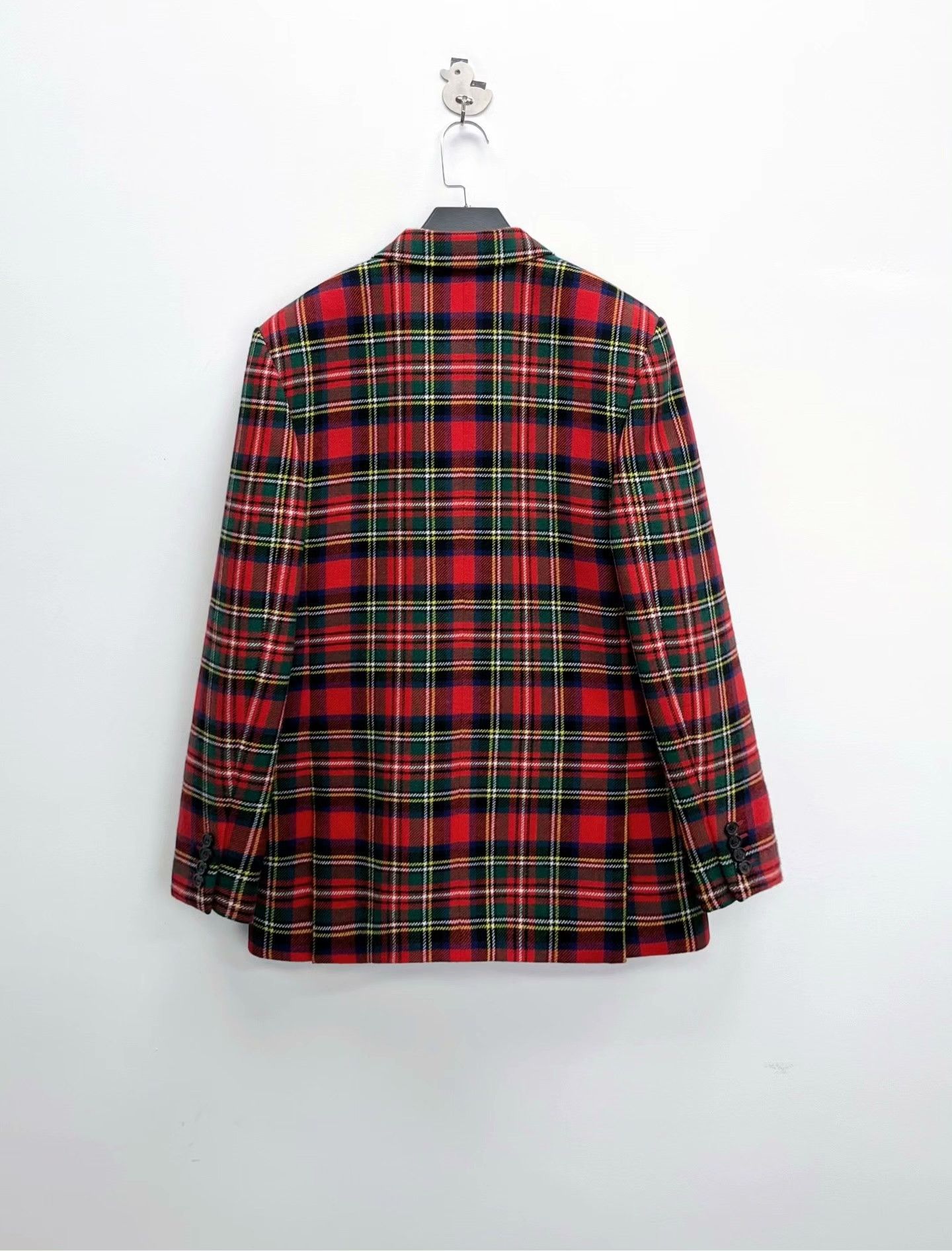 Saint Laurent Paris Saint Laurent FW23 Plaid Double-Breasted Blazer Size US M / EU 48-50 / 2 - 2 Thumbnail