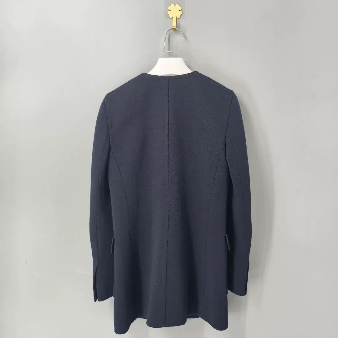 Saint Laurent Paris SAINT LAURENT Wool Blend Double-Breasted Coat Size XS / US 0-2 / IT 36-38 - 2 Thumbnail