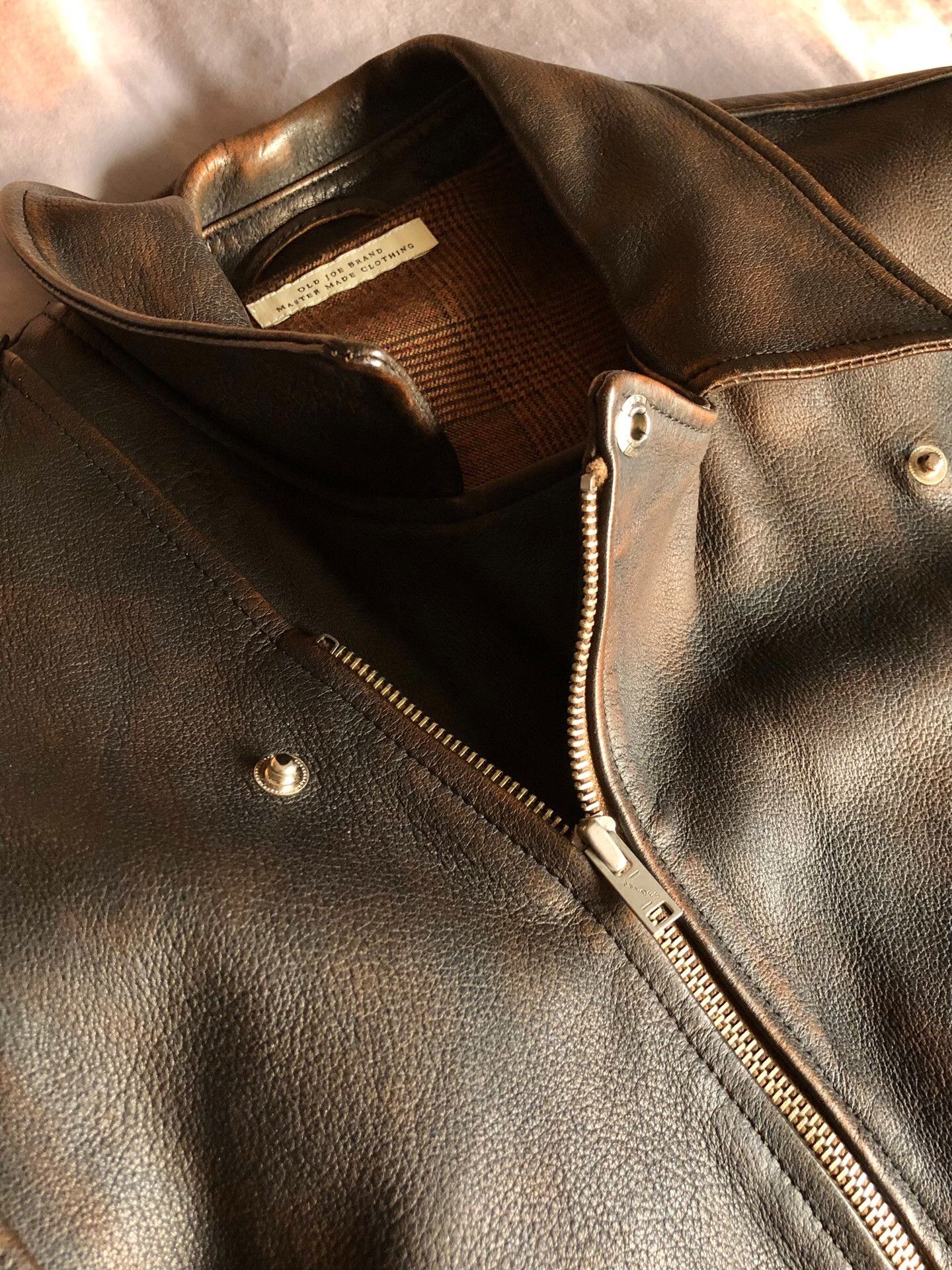 Old Joe OLD JOE Sheepskin Double Front Moto Jacket Size US S / EU 44-46 / 1 - 5 Thumbnail