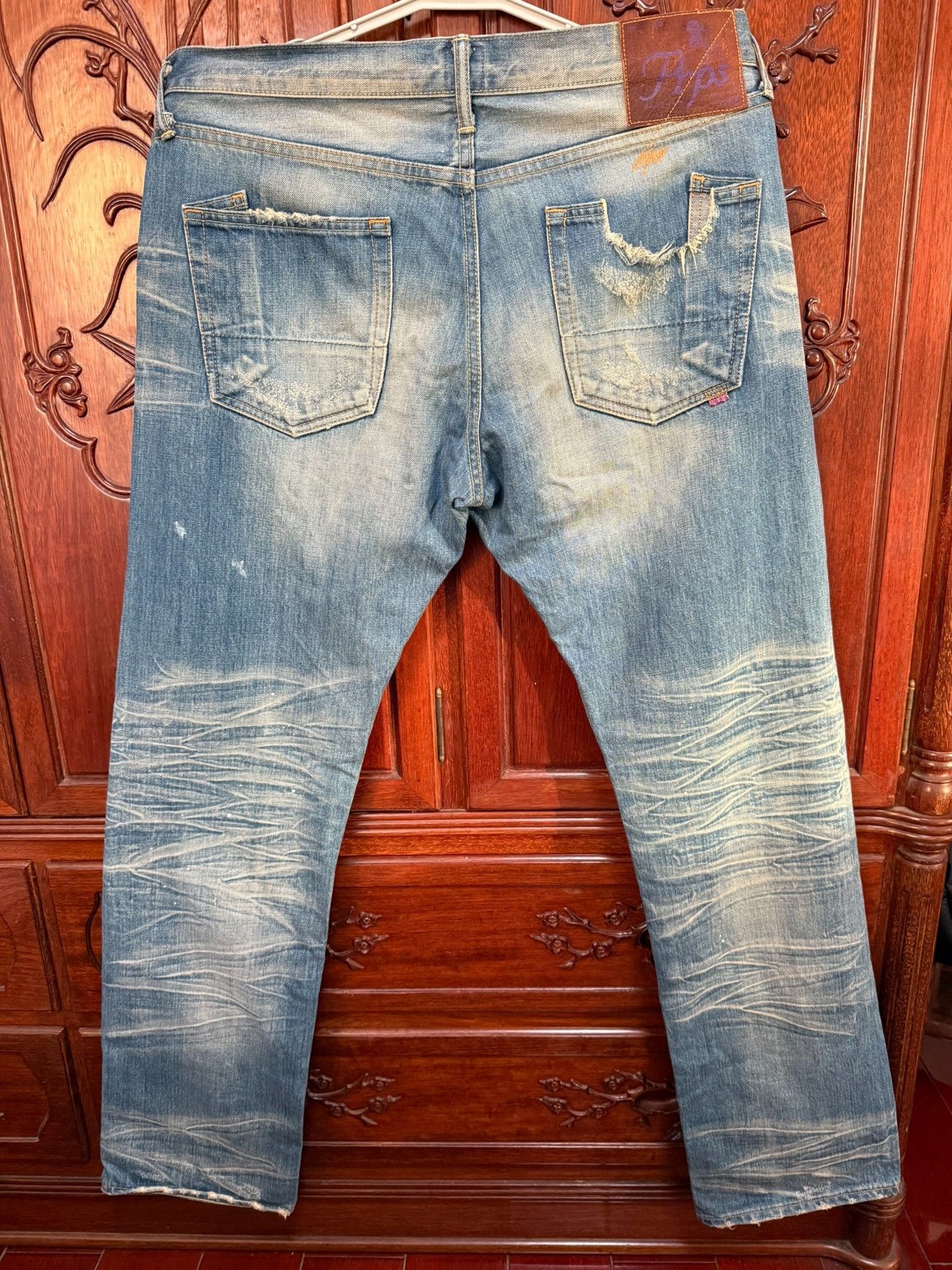 Prps PRPS Men's Straight Denim Jeans Size US 36 / EU 52 - 2 Thumbnail
