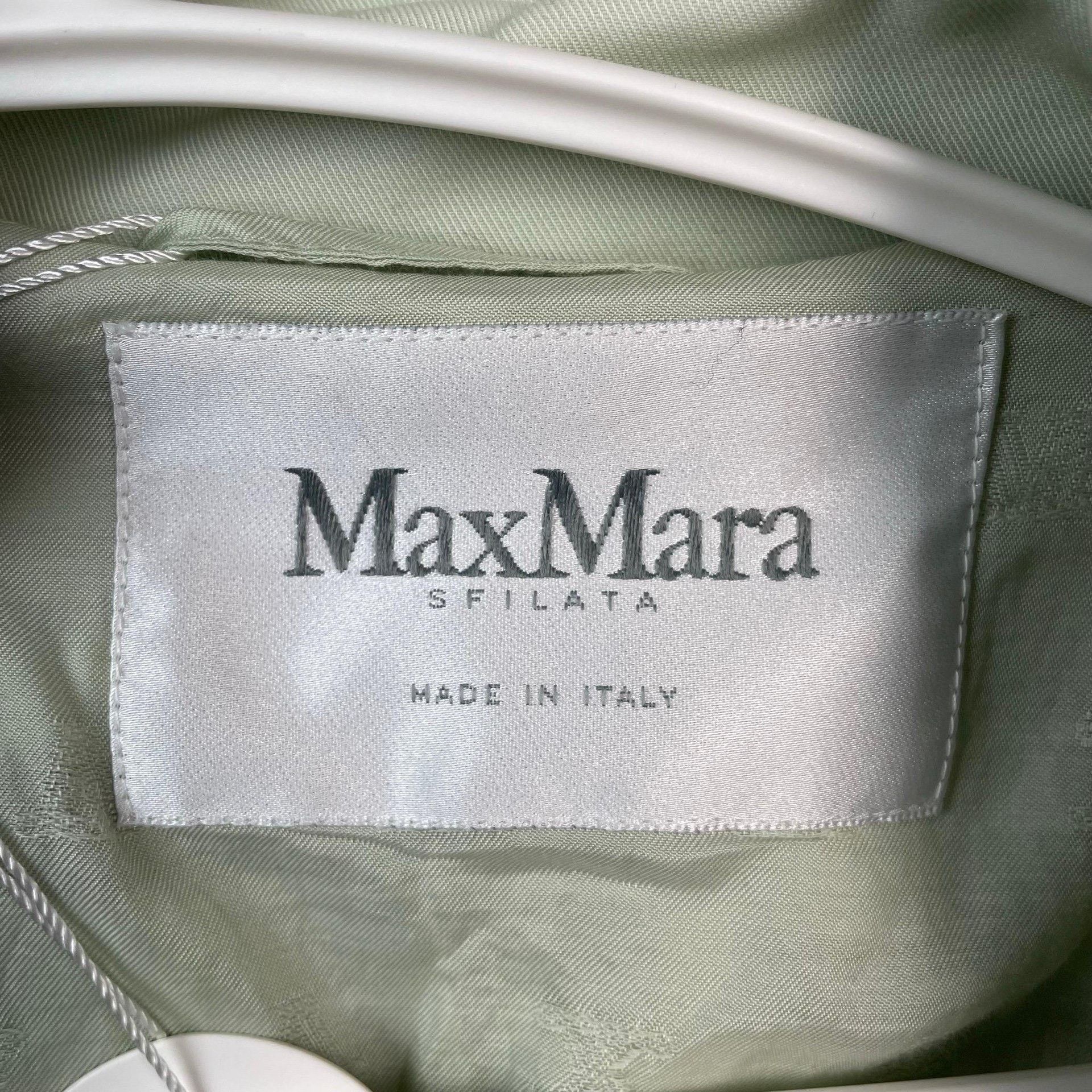 Max Mara Max Mara Long Green Coat 38 Women Size S / US 4 / IT 40 - 7 Thumbnail