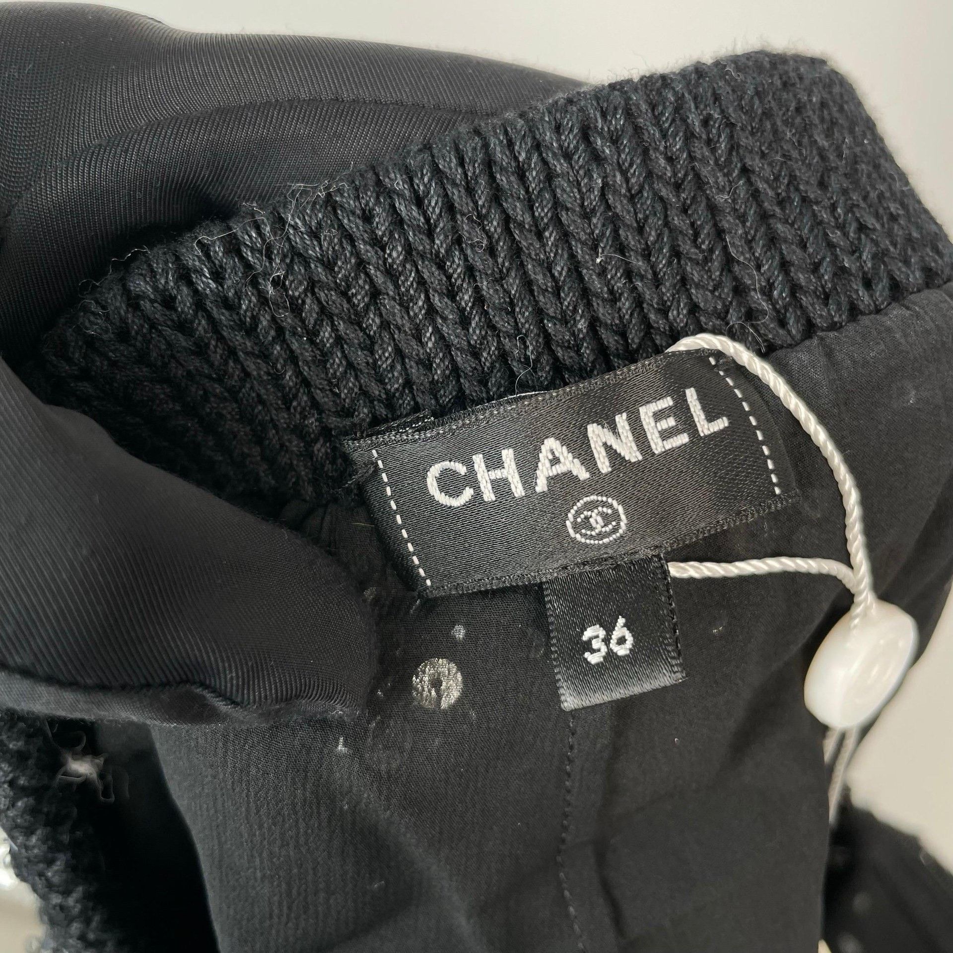 Chanel Chanel Black Pants S Women Size 26" / US 2 / IT 38 - 6 Thumbnail