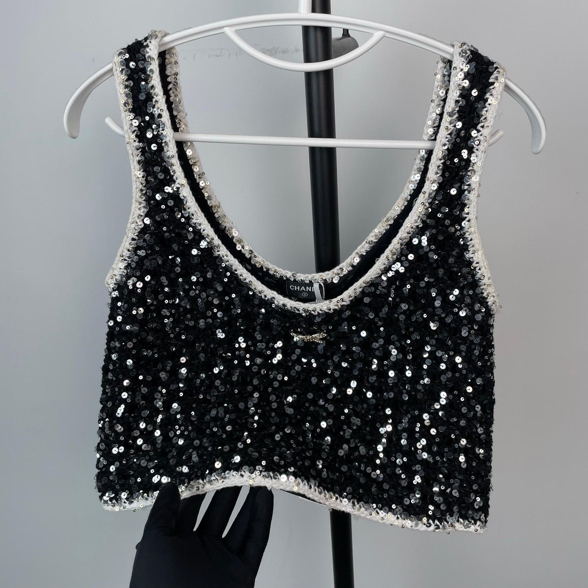 Chanel Chanel Black Tank Top 36 Men Size US S / EU 44-46 / 1 - 2 Thumbnail