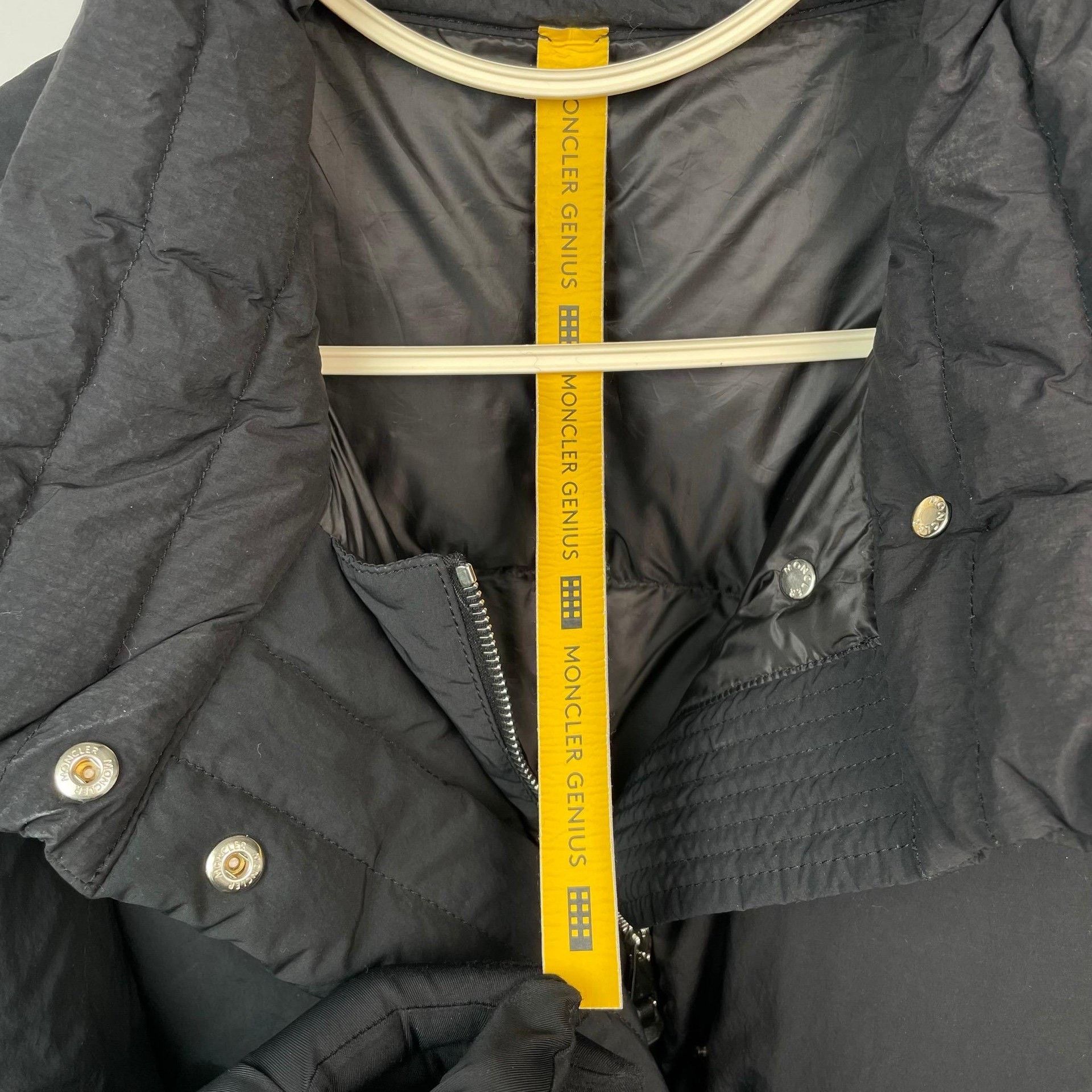Moncler Moncler Long Black Down Jacket S Women Size S / US 4 / IT 40 - 4 Thumbnail