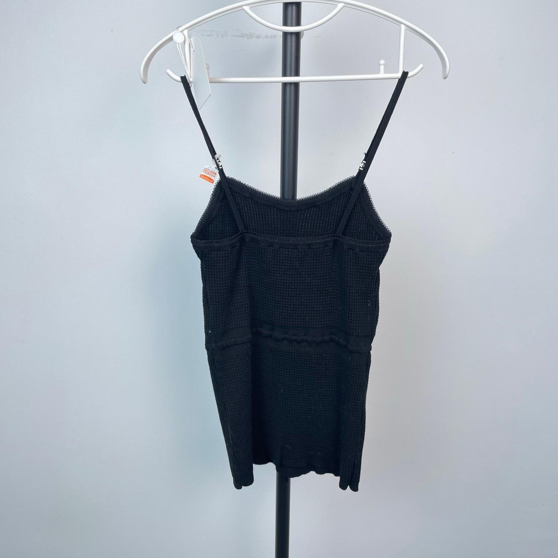 Chanel Chanel Black Tank Top 24 Women Size XS / US 0-2 / IT 36-38 - 4 Thumbnail