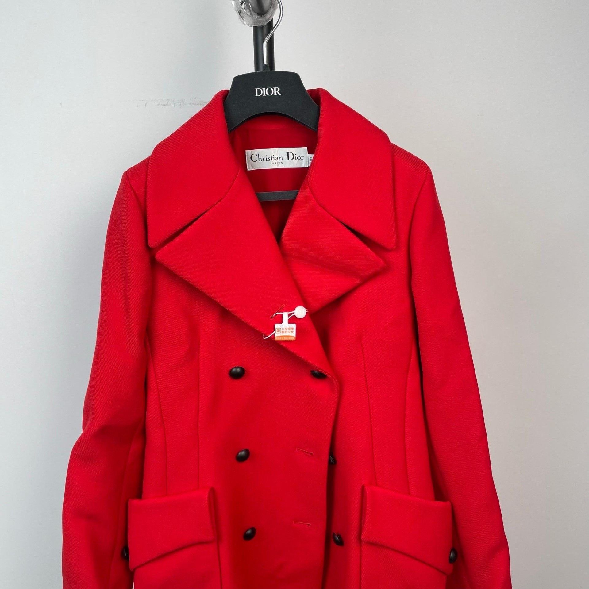 Dior Dior Long Red Coat M Women Size M / US 6-8 / IT 42-44 - 4 Thumbnail