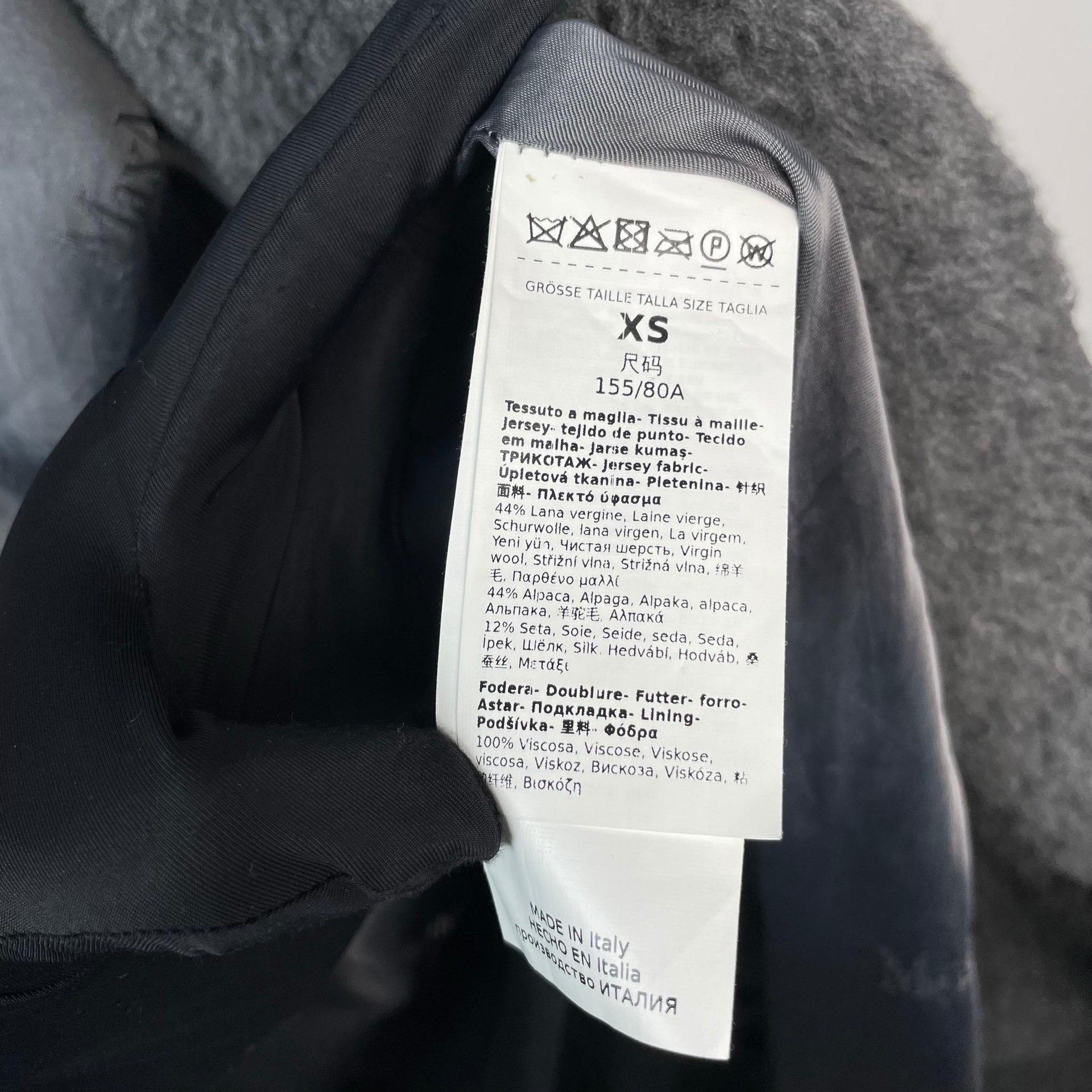 Max Mara Max Mara Gray Coat XS Women Size XS / US 0-2 / IT 36-38 - 5 Thumbnail