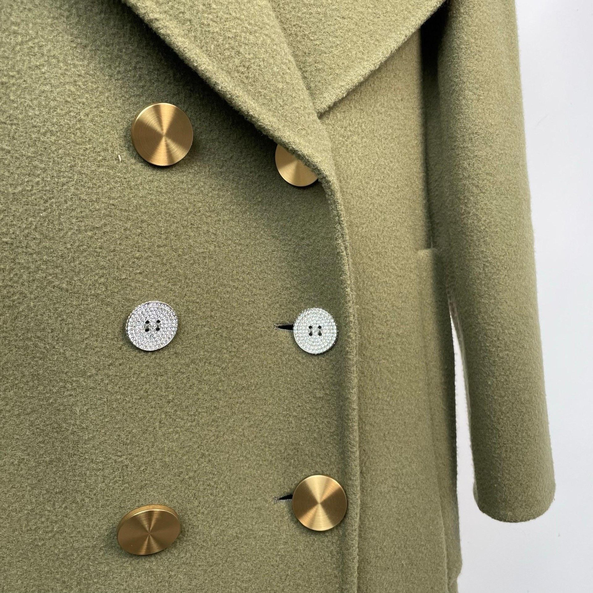 Loewe Loewe Long Green Coat 34 Women Size XS / US 0-2 / IT 36-38 - 3 Thumbnail