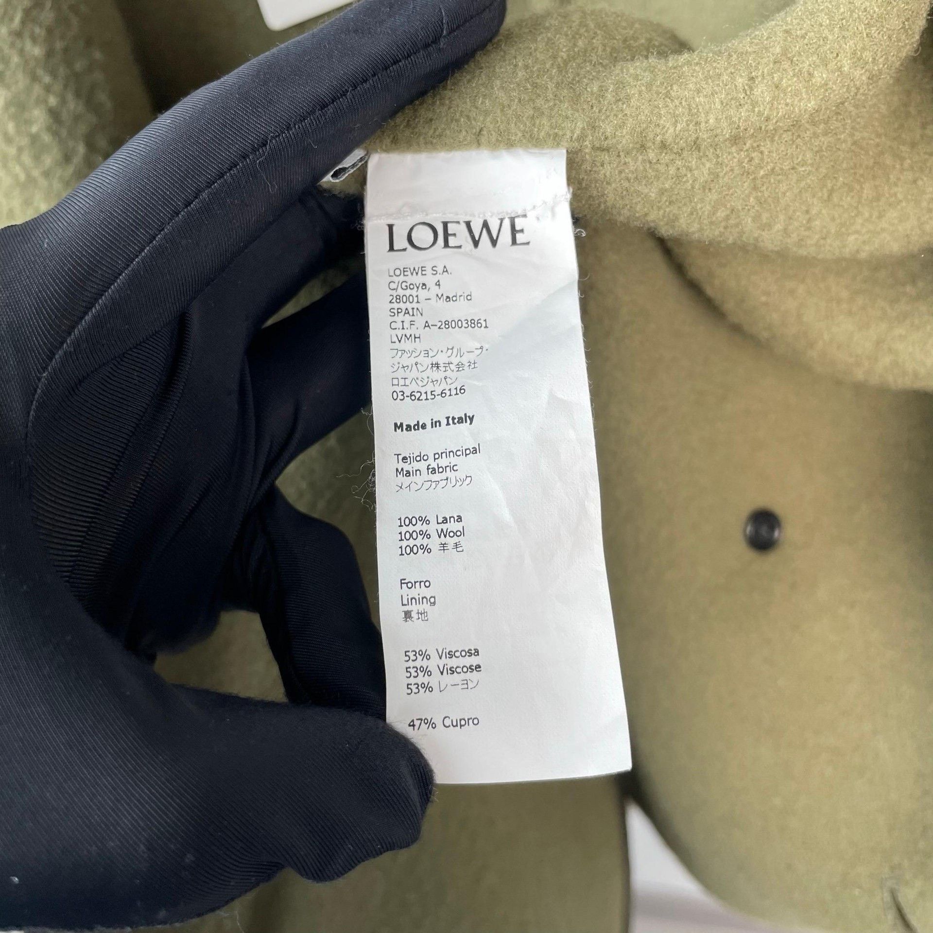 Loewe Loewe Long Green Coat 34 Women Size XS / US 0-2 / IT 36-38 - 8 Thumbnail