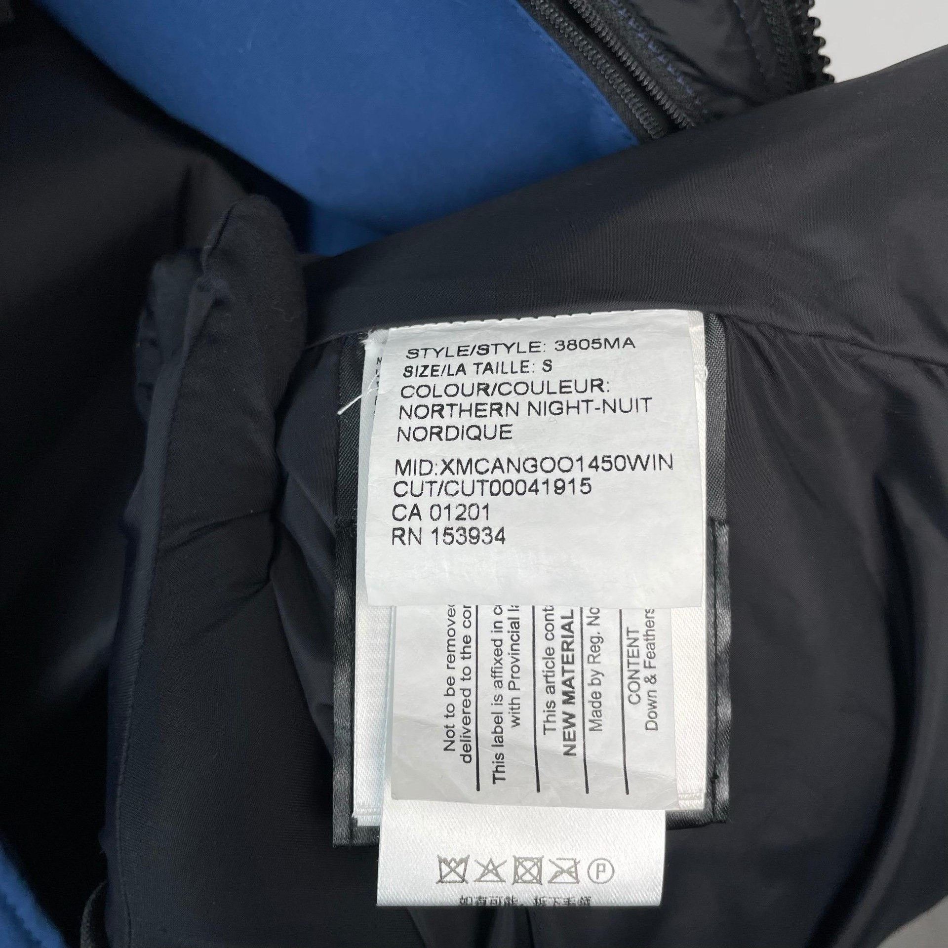 Canada Goose Canada Goose Down Blue Heavy Coat S Men Size US S / EU 44-46 / 1 - 7 Thumbnail