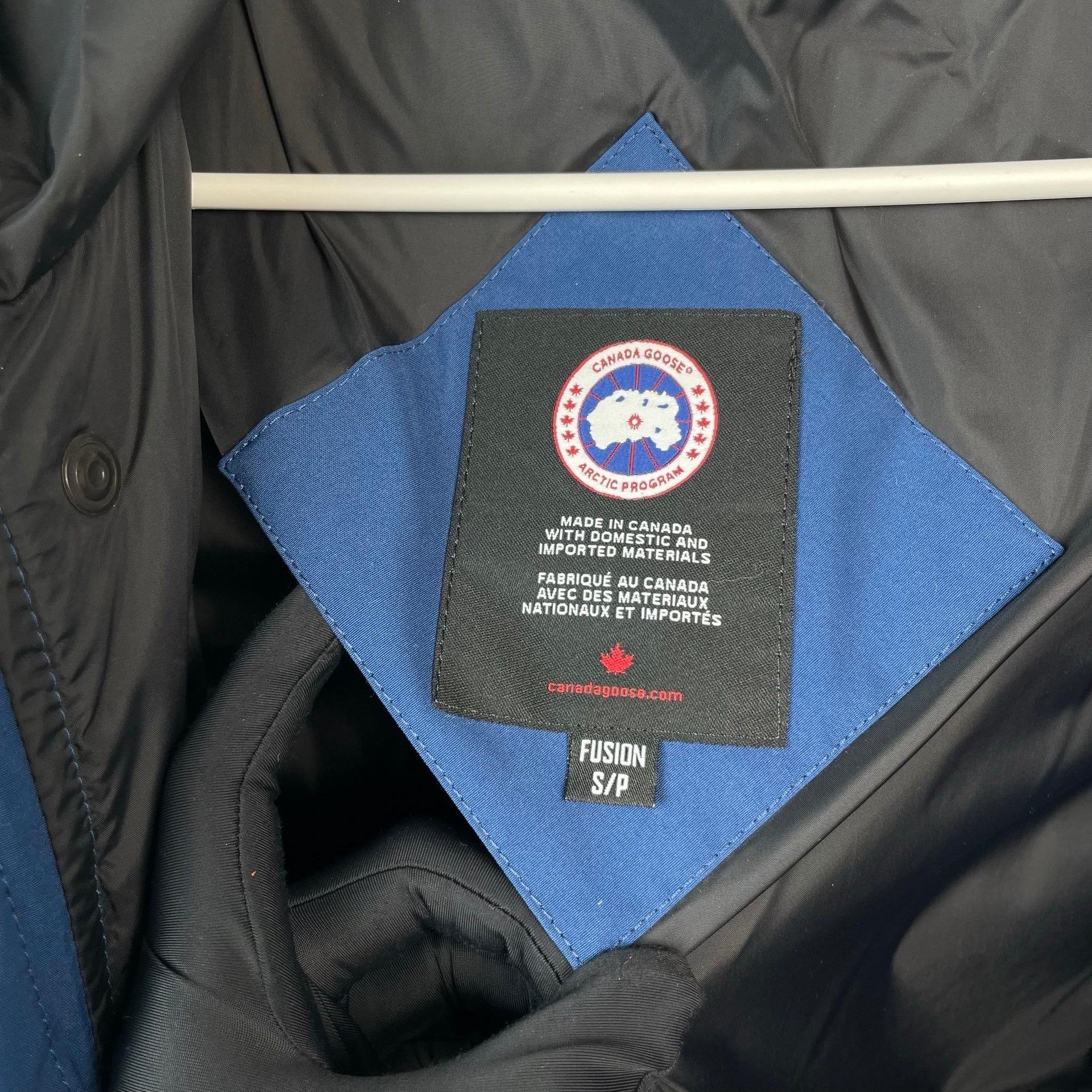 Canada Goose Canada Goose Down Blue Heavy Coat S Men Size US S / EU 44-46 / 1 - 5 Thumbnail