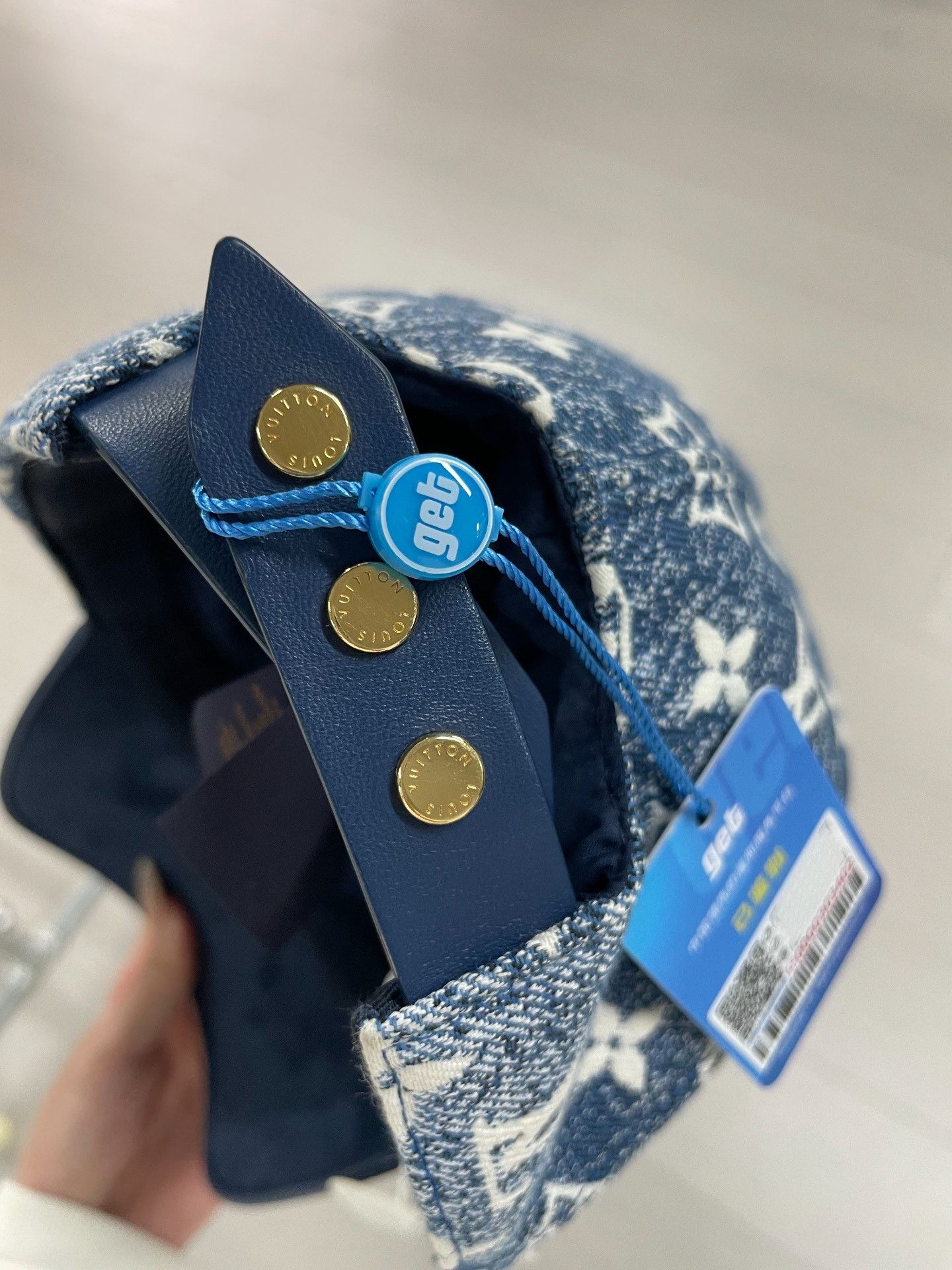 Louis Vuitton Louis Vuitton Blue Hat S Men Size ONE SIZE - 7 Thumbnail