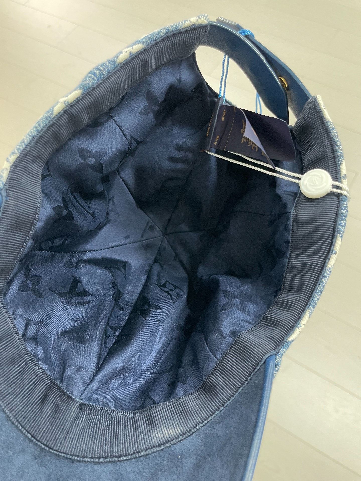 Louis Vuitton Louis Vuitton Blue Hat S Men Size ONE SIZE - 5 Thumbnail