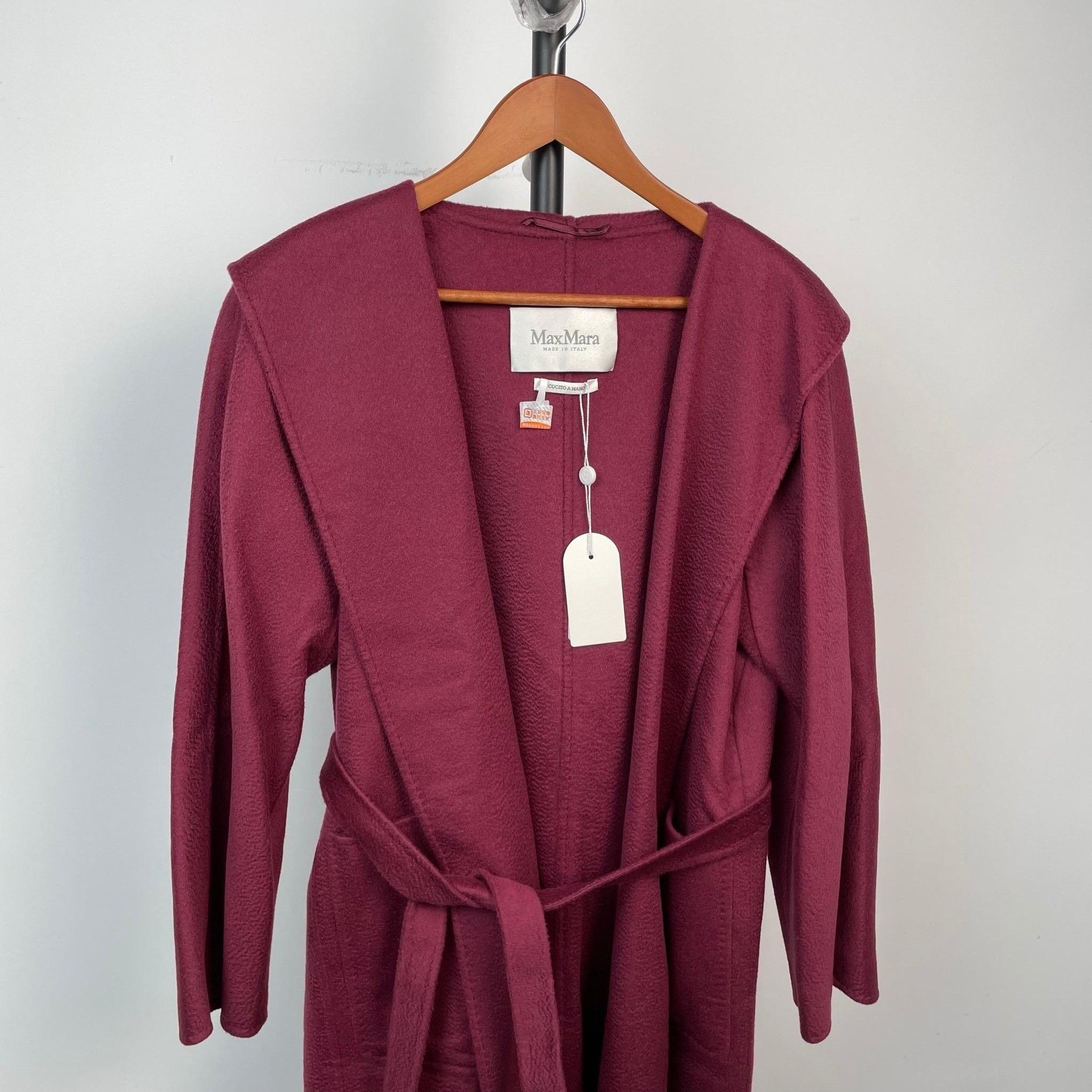 Max Mara Max Mara Red Coat L Women Size L / US 10 / IT 46 - 9 Thumbnail